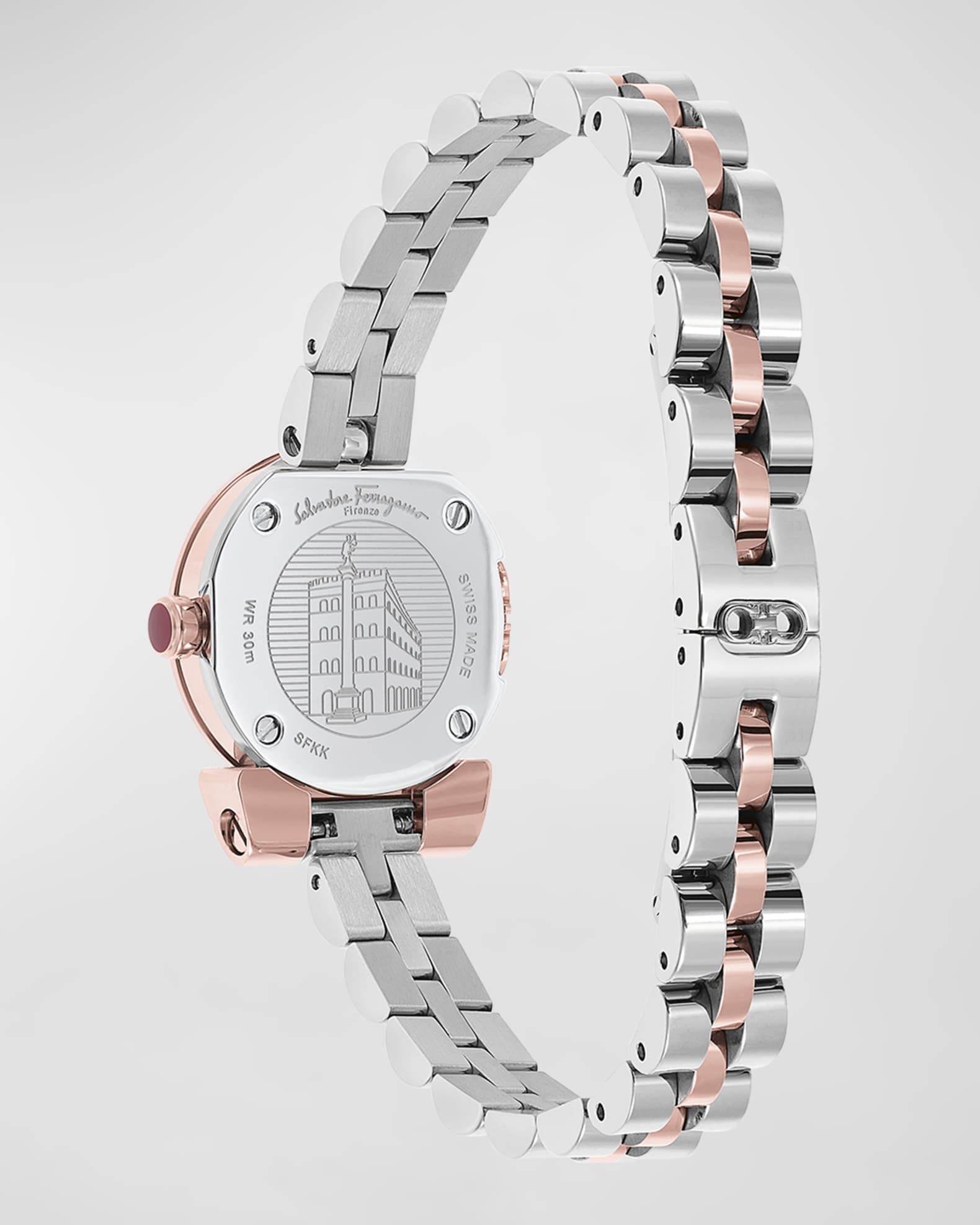 Ferragamo 22.5mm Gancino Watch with Bracelet Strap | Neiman