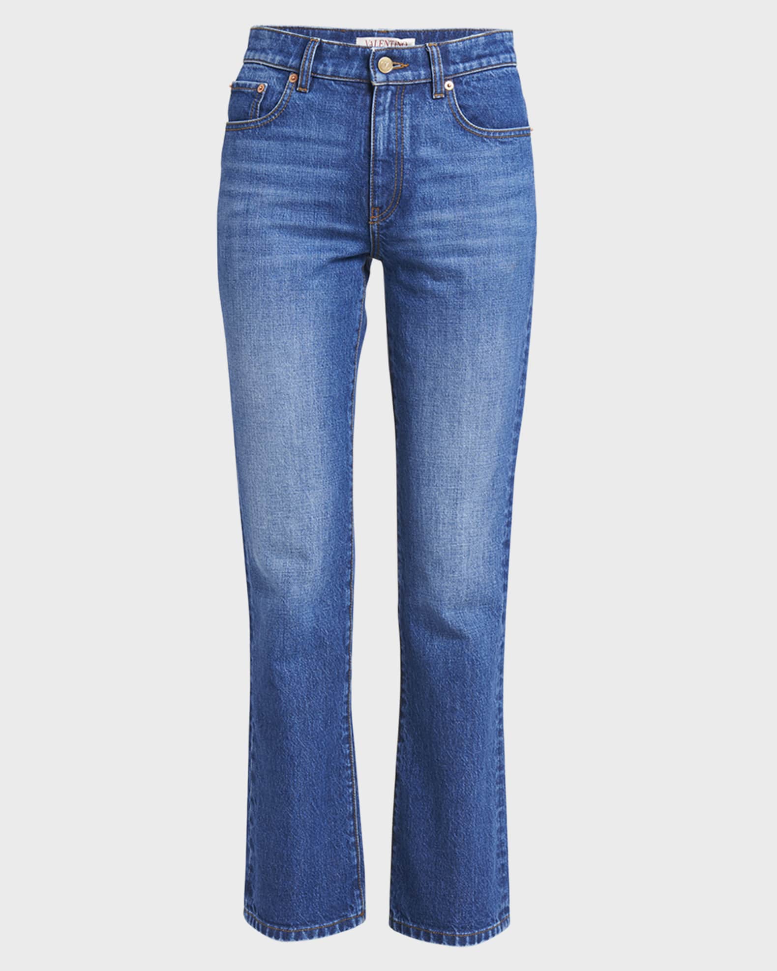 Valentino Garavani V-Logo Pocket Flare Jeans