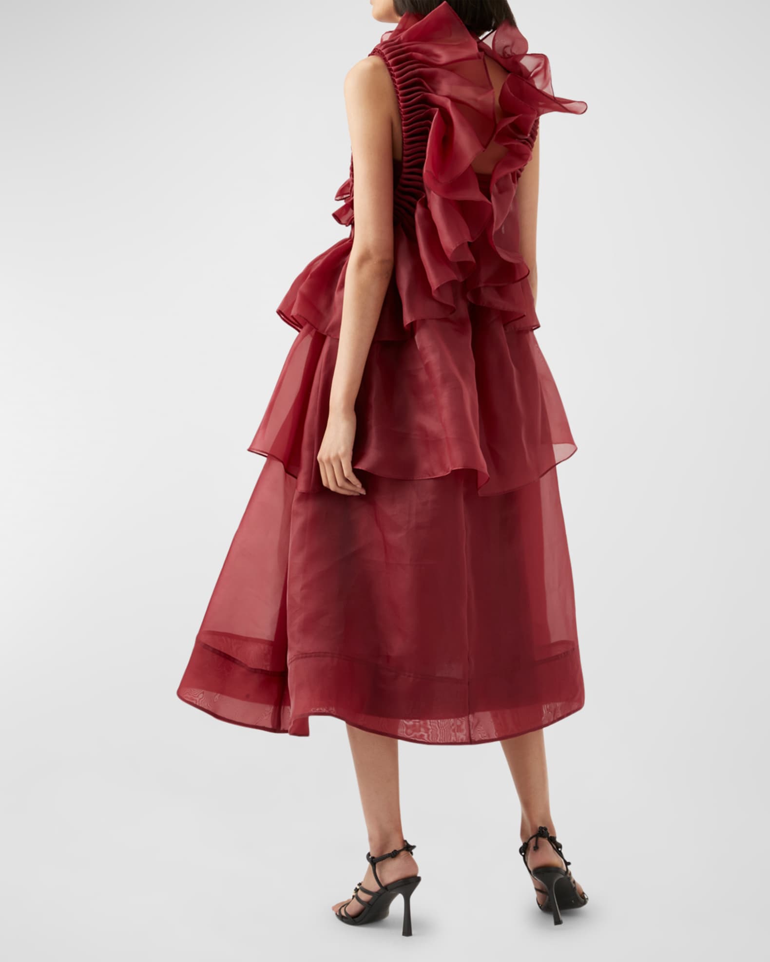 Asra Scalloped Lace Midi