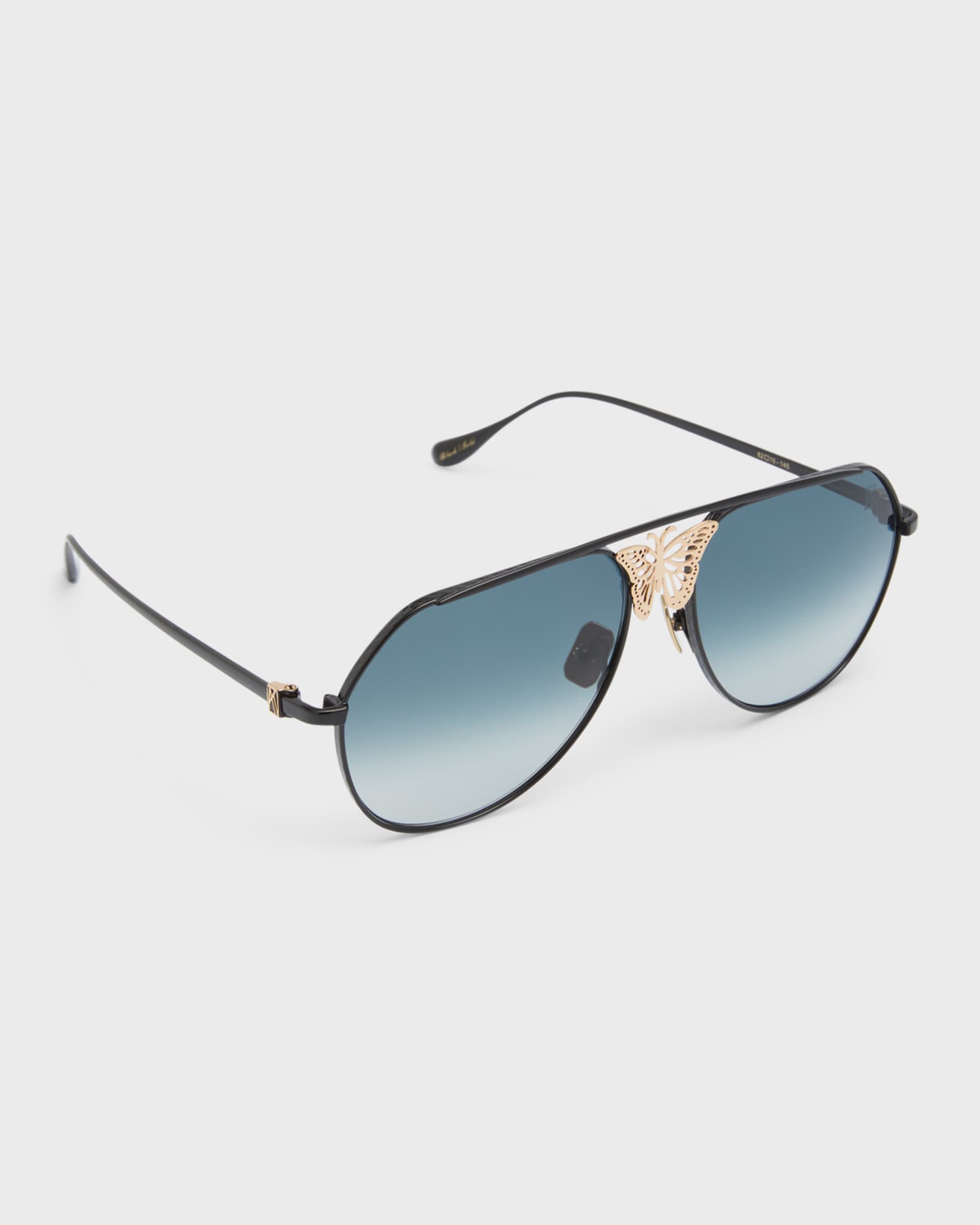 Anna Karin Karlsson White Moon Acetate & Stainless Steel Sunglasses in  Natural