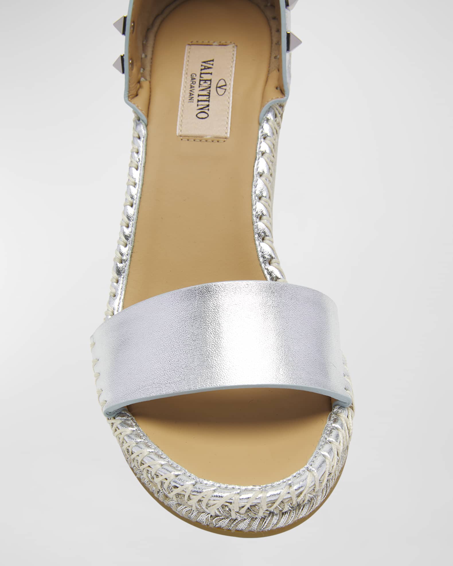 Rockstud espadrille flat discount