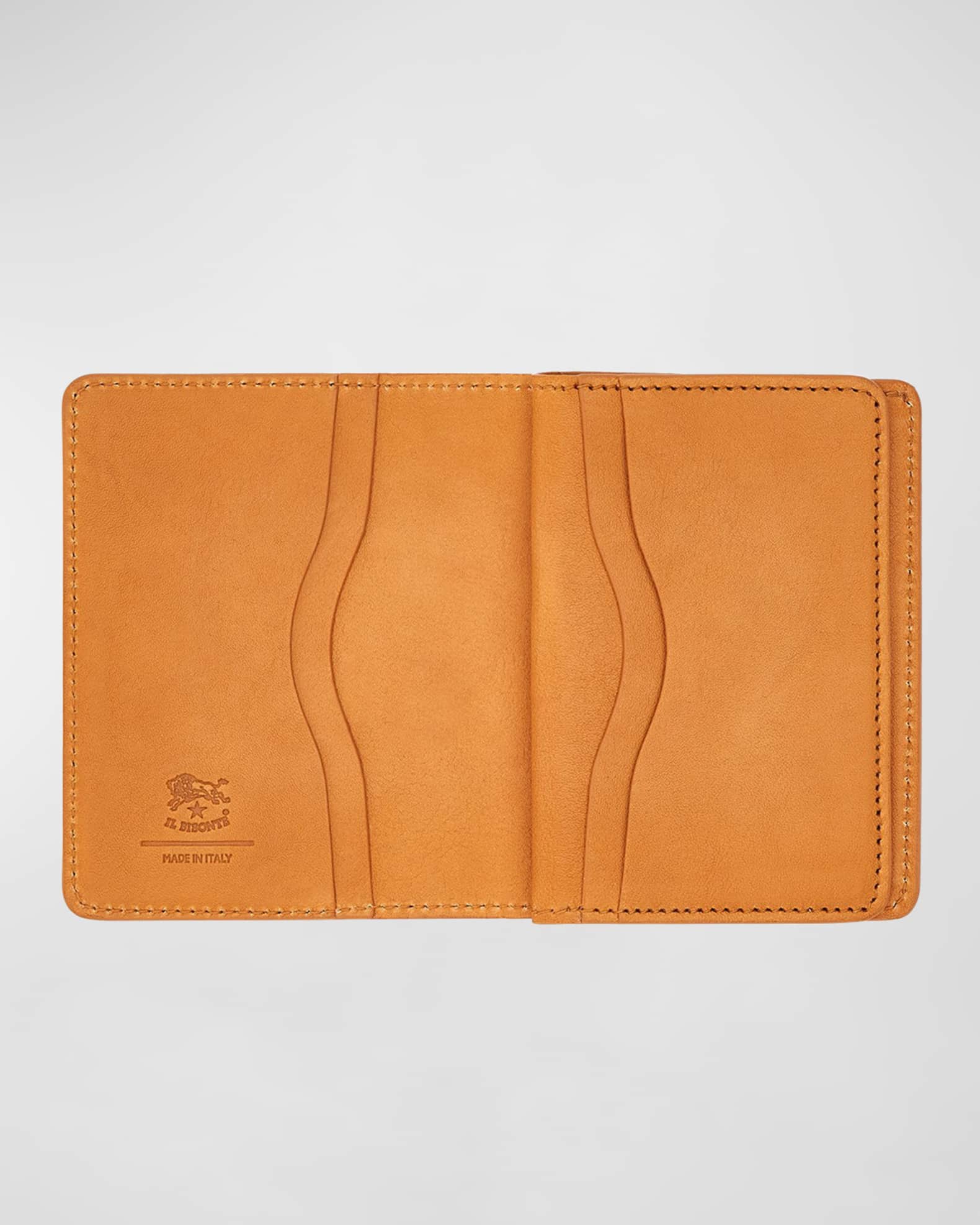 Il Bisonte Men's Oriuolo Leather Bifold Card Holder | Neiman Marcus
