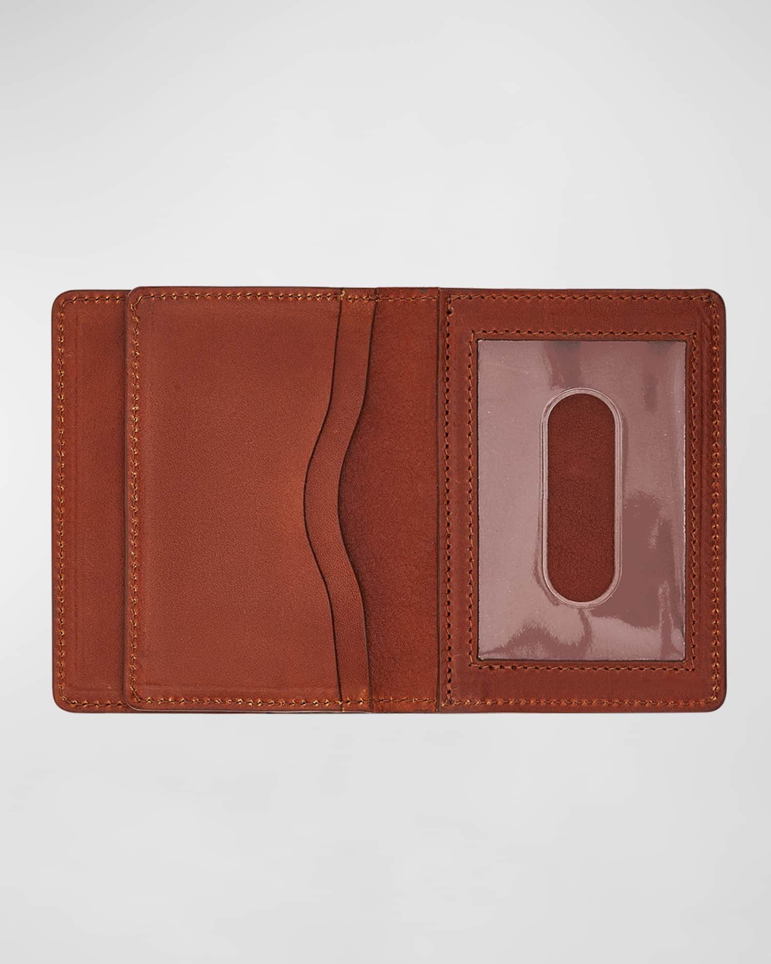 Il Bisonte Men's Oriuolo Leather Bifold Card Holder | Neiman Marcus