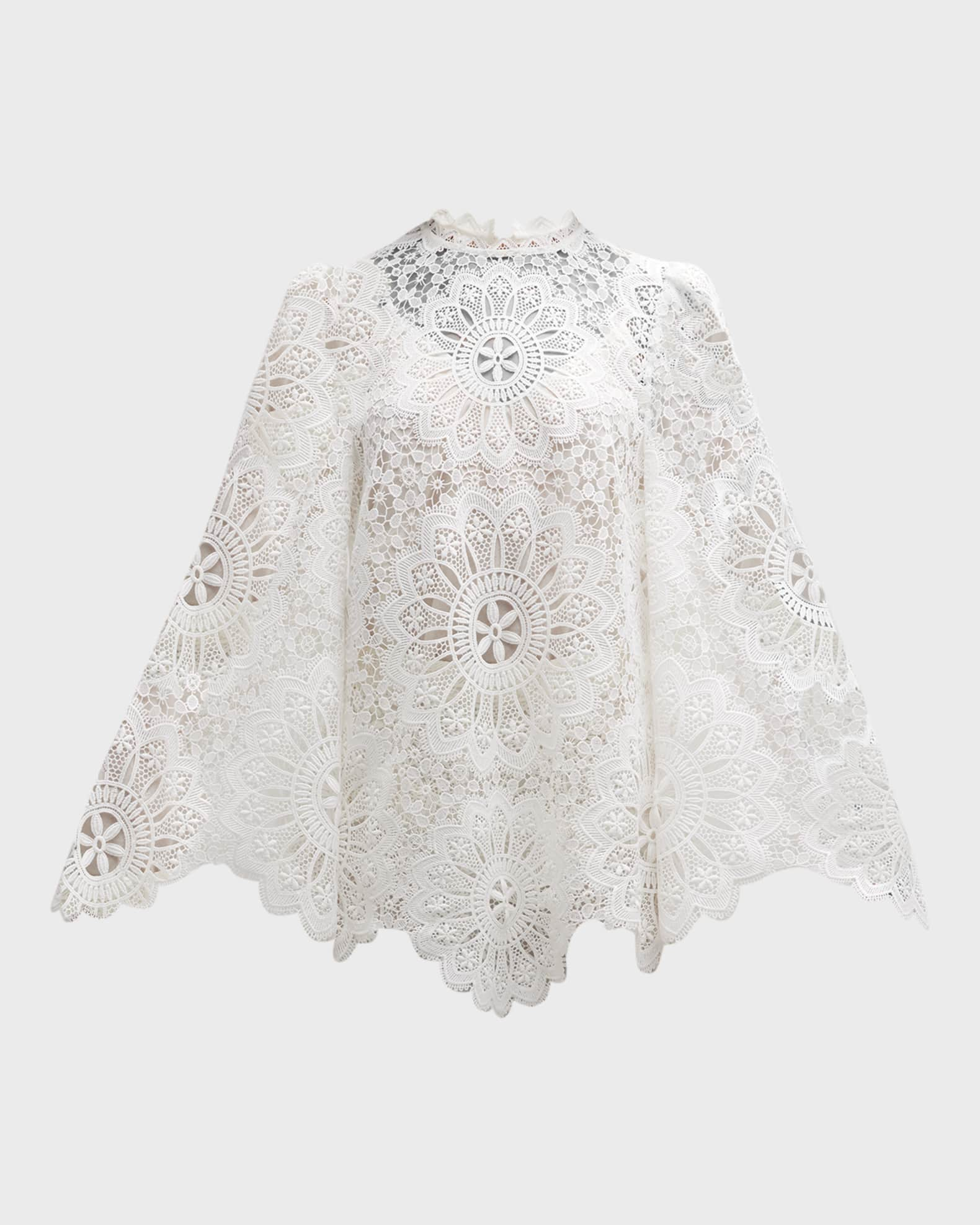 Chintz Doily Lace Top