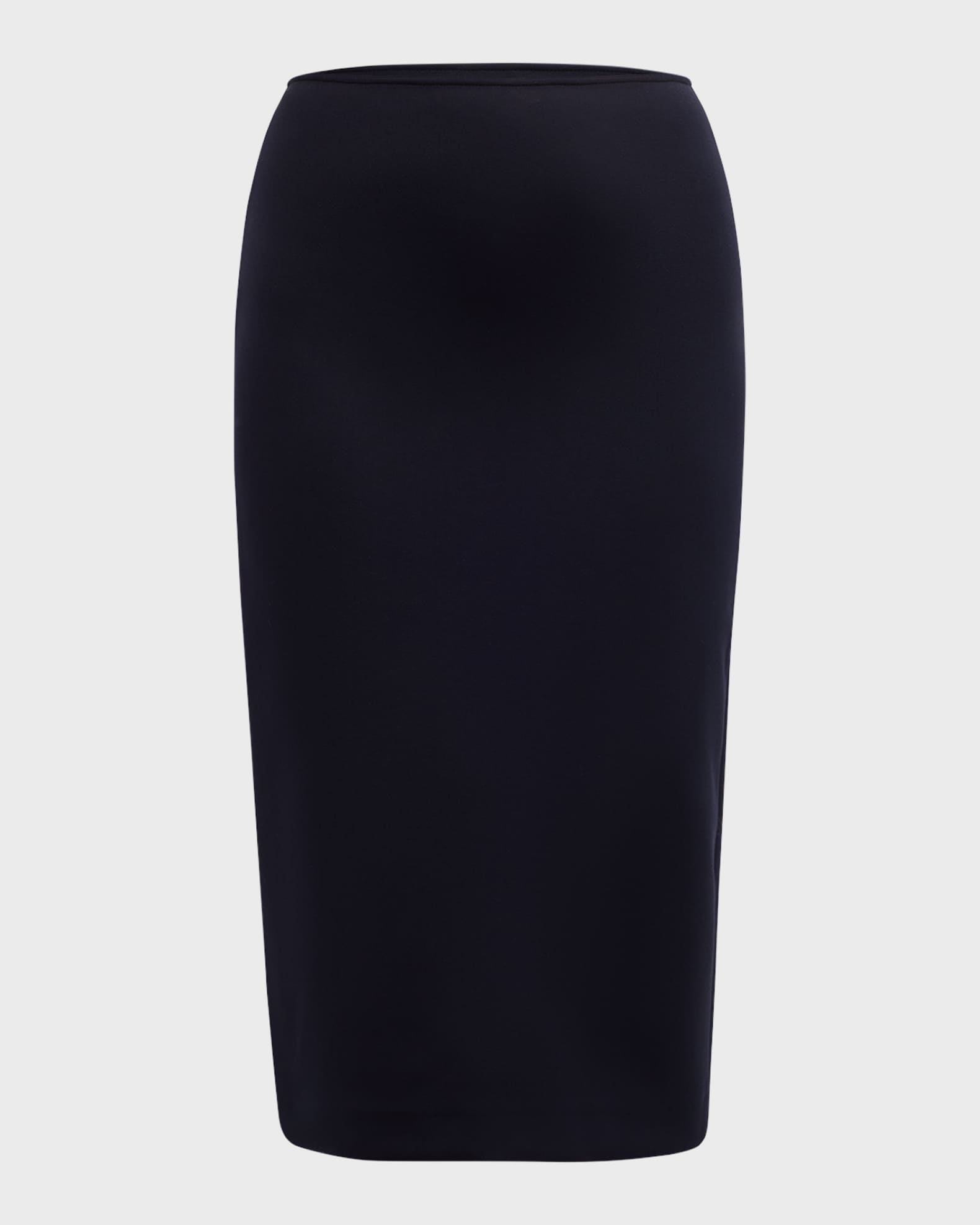 St. John Stretch Crepe Midi Suiting Skirt
