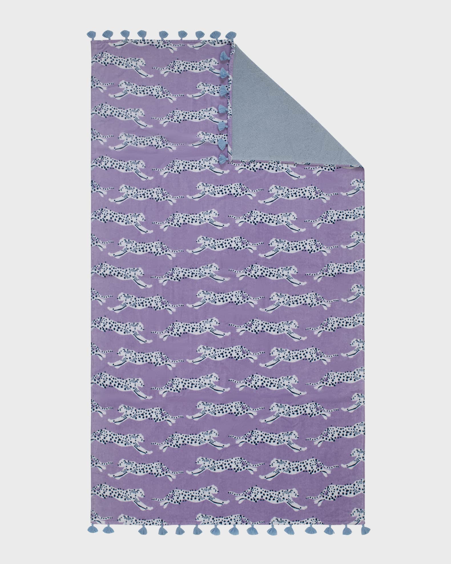 Leaping Leopard Beach Towel 1