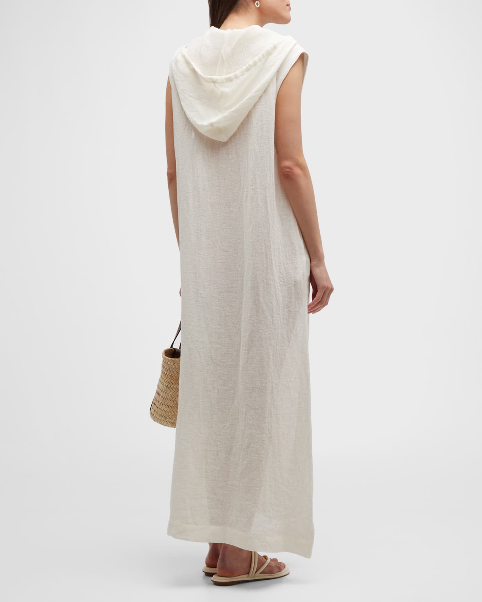 Double Gauze Button Front Tunic: BLACK