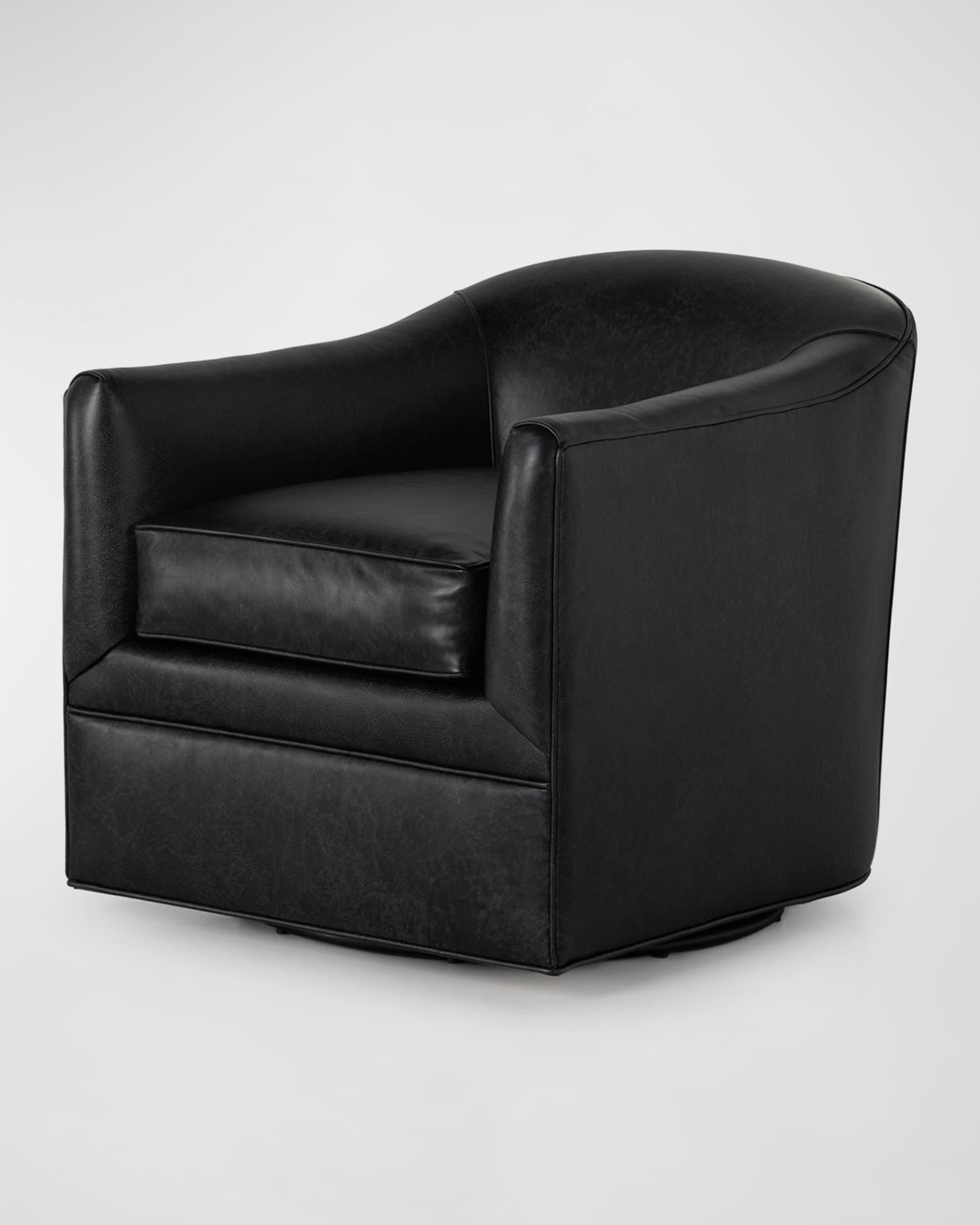 Four Hands Quinton Leather Swivel Chair Neiman Marcus