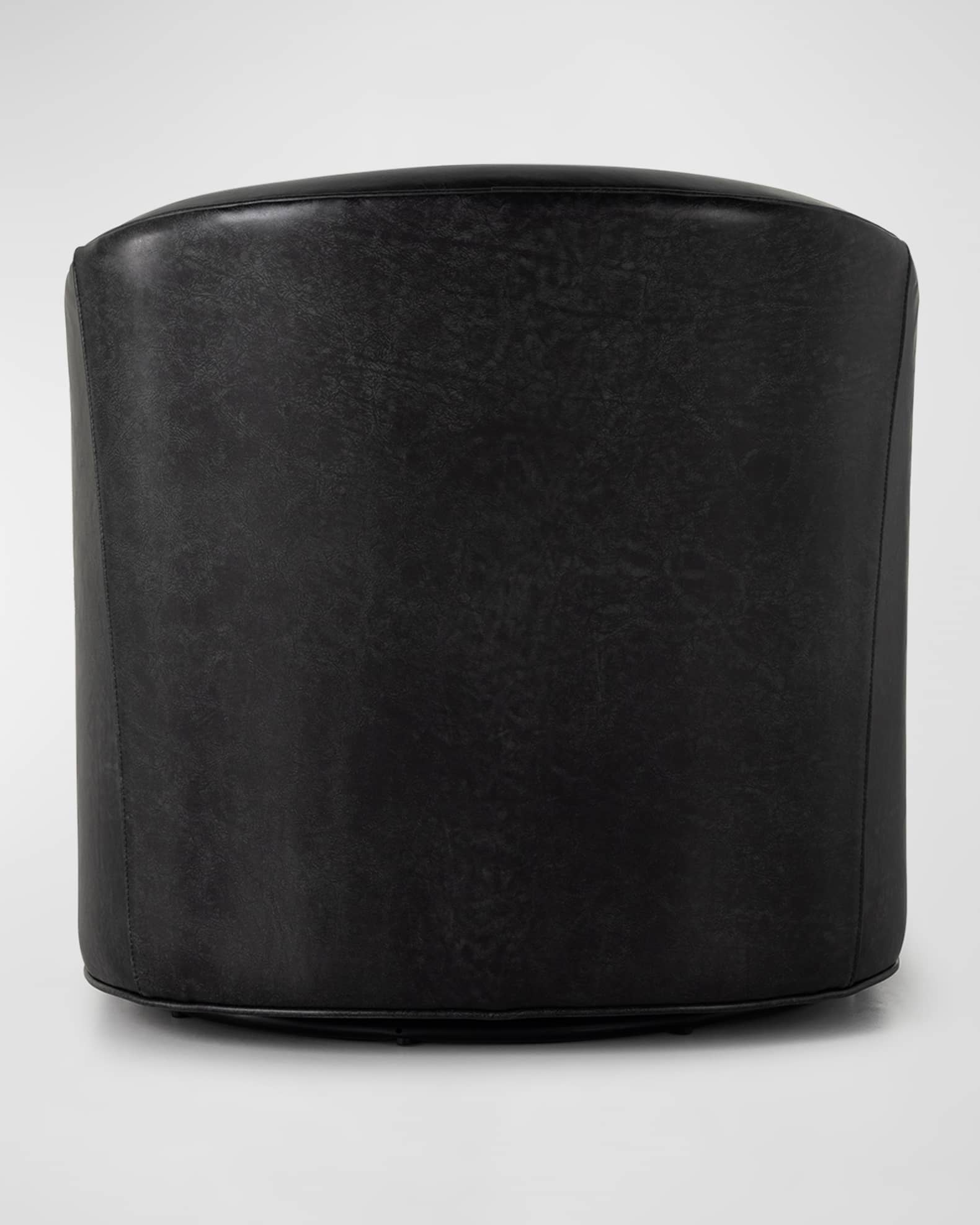 Four Hands Quinton Leather Swivel Chair Neiman Marcus