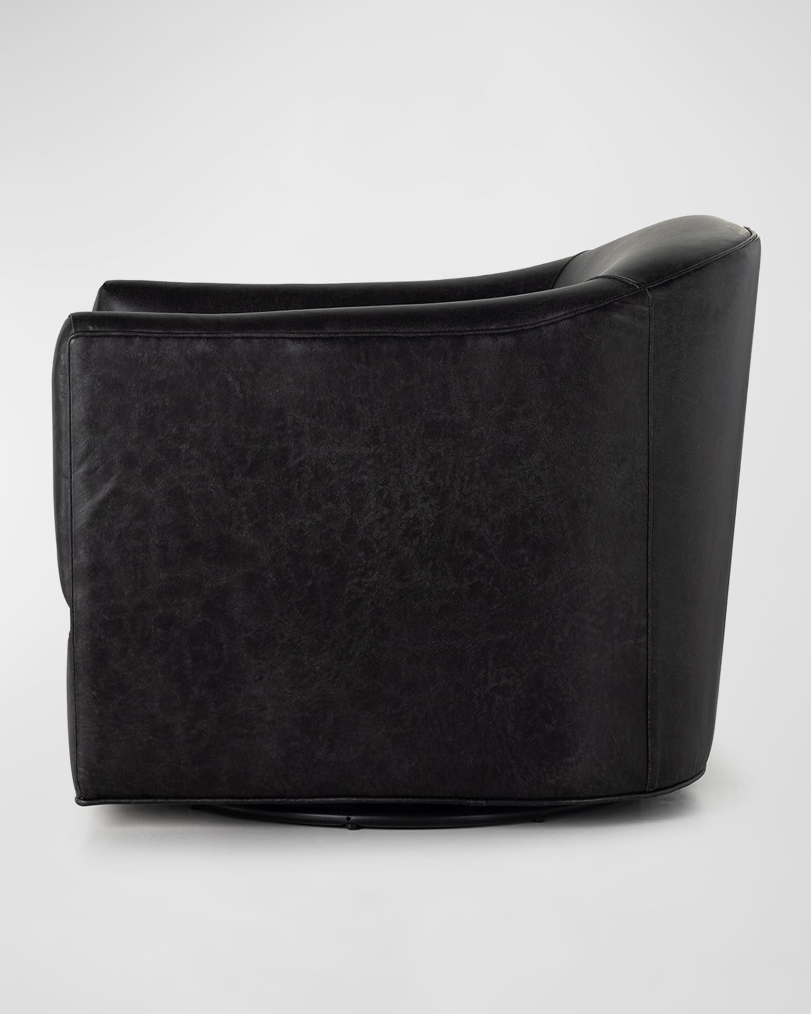 Four Hands Quinton Leather Swivel Chair Neiman Marcus