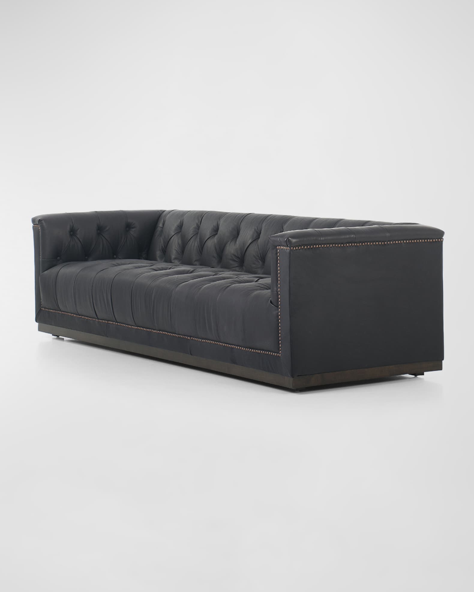 Four Hands Maxx Leather Sofa - 95" | Neiman Marcus