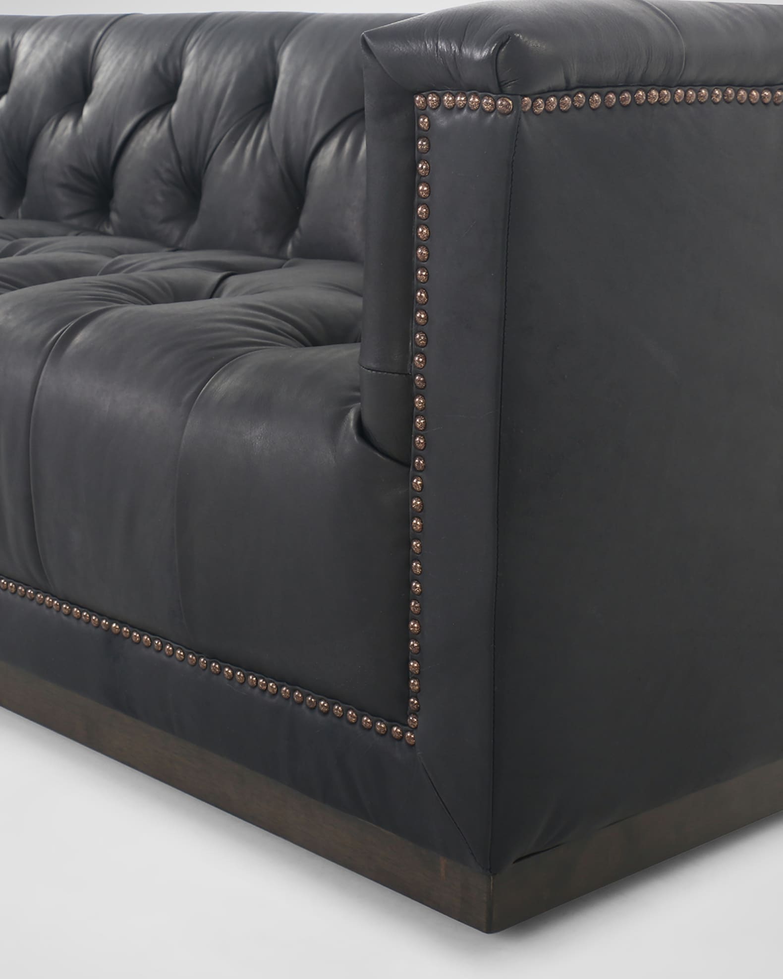 Four Hands Maxx Leather Sofa 95" Neiman Marcus