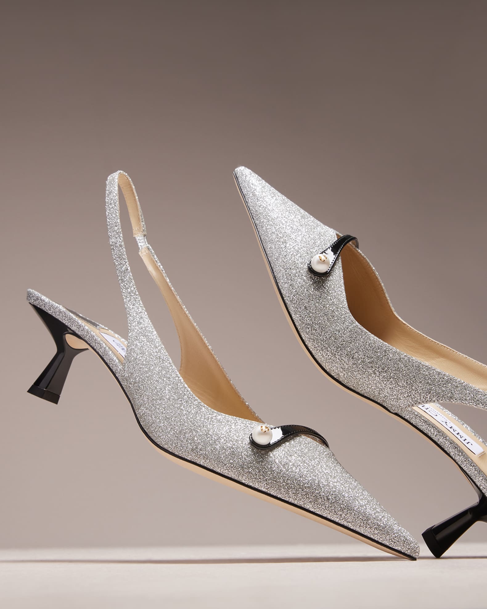 Jimmy choo glitter slingback sales