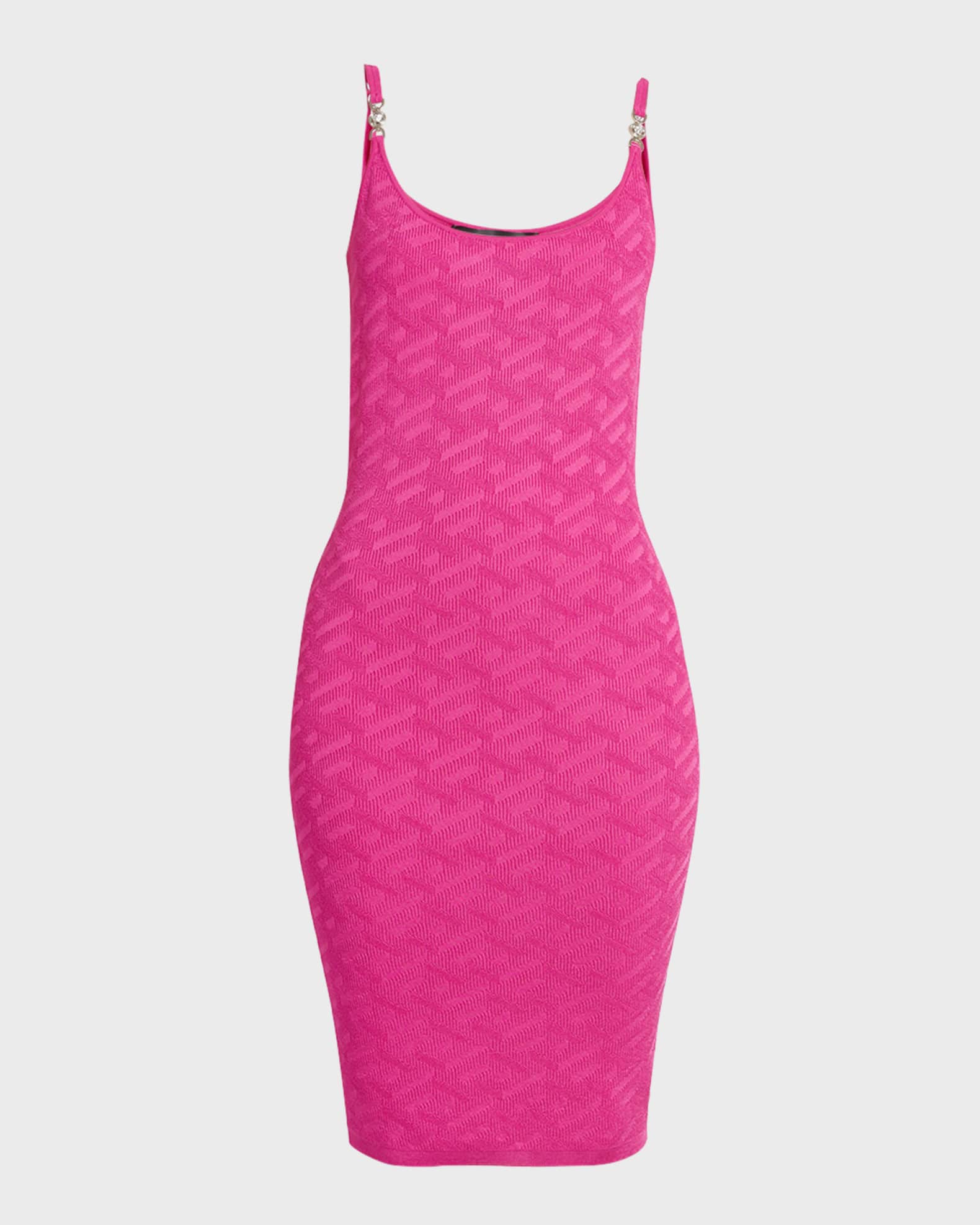 Louis Vuitton by Marc Jacobs dress top tunic sz S monogram stretch bodycon  pink