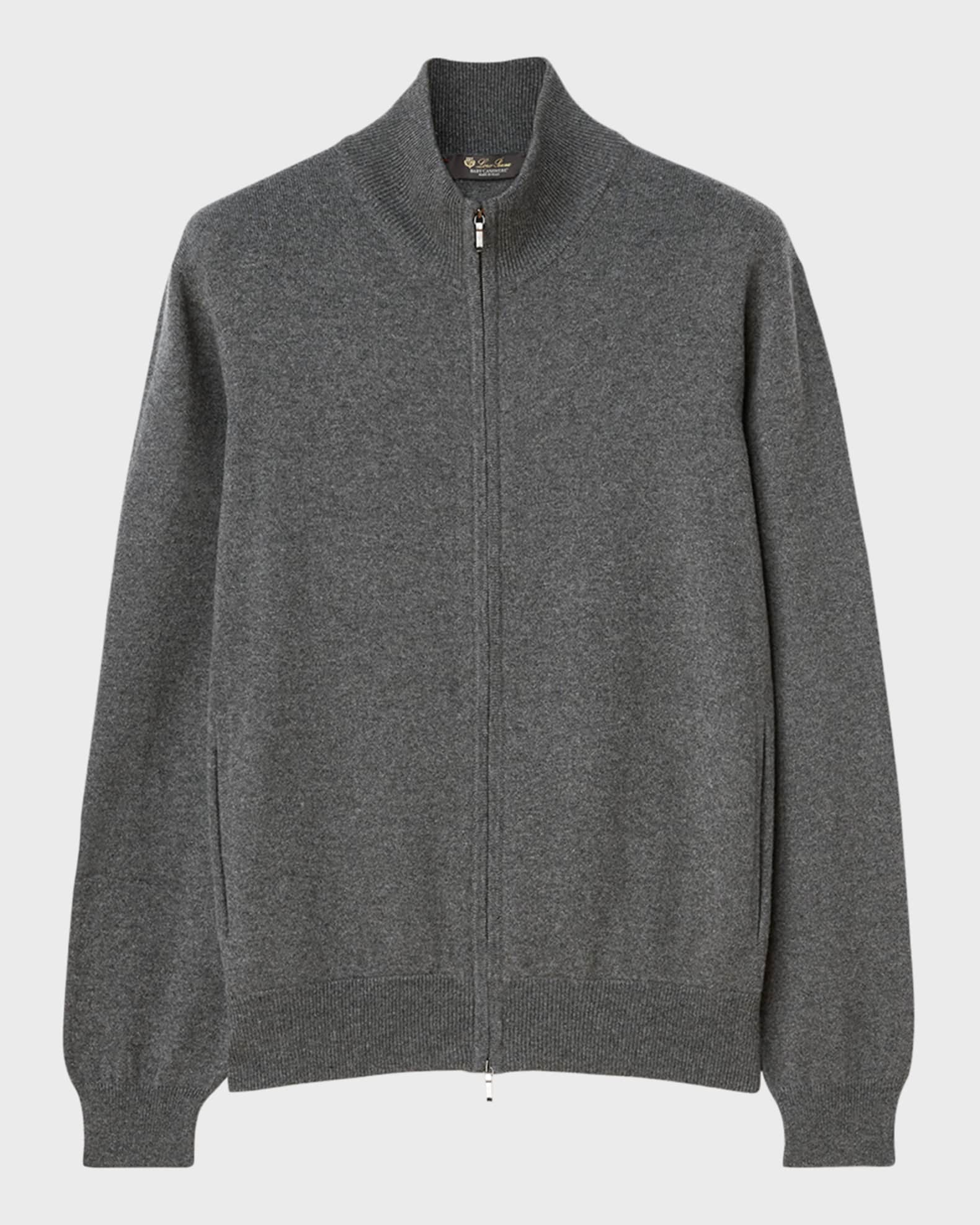 Loro Piana Men's Baby Cashmere Full-Zip Sweater | Neiman Marcus Loro Piana Men's Baby Cashmere Full-Zip Sweater | Neiman Marcus