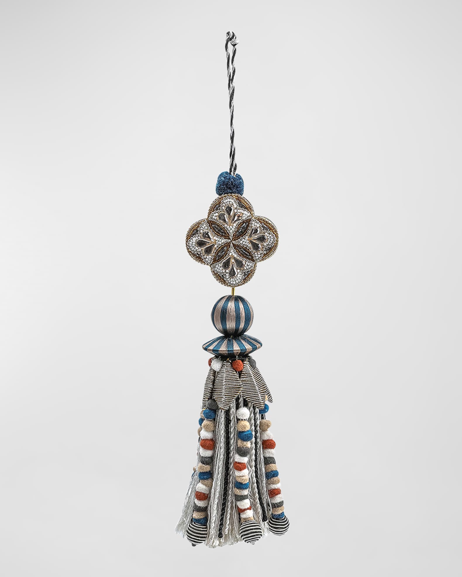 Cobblestone Beaded Tassel 0