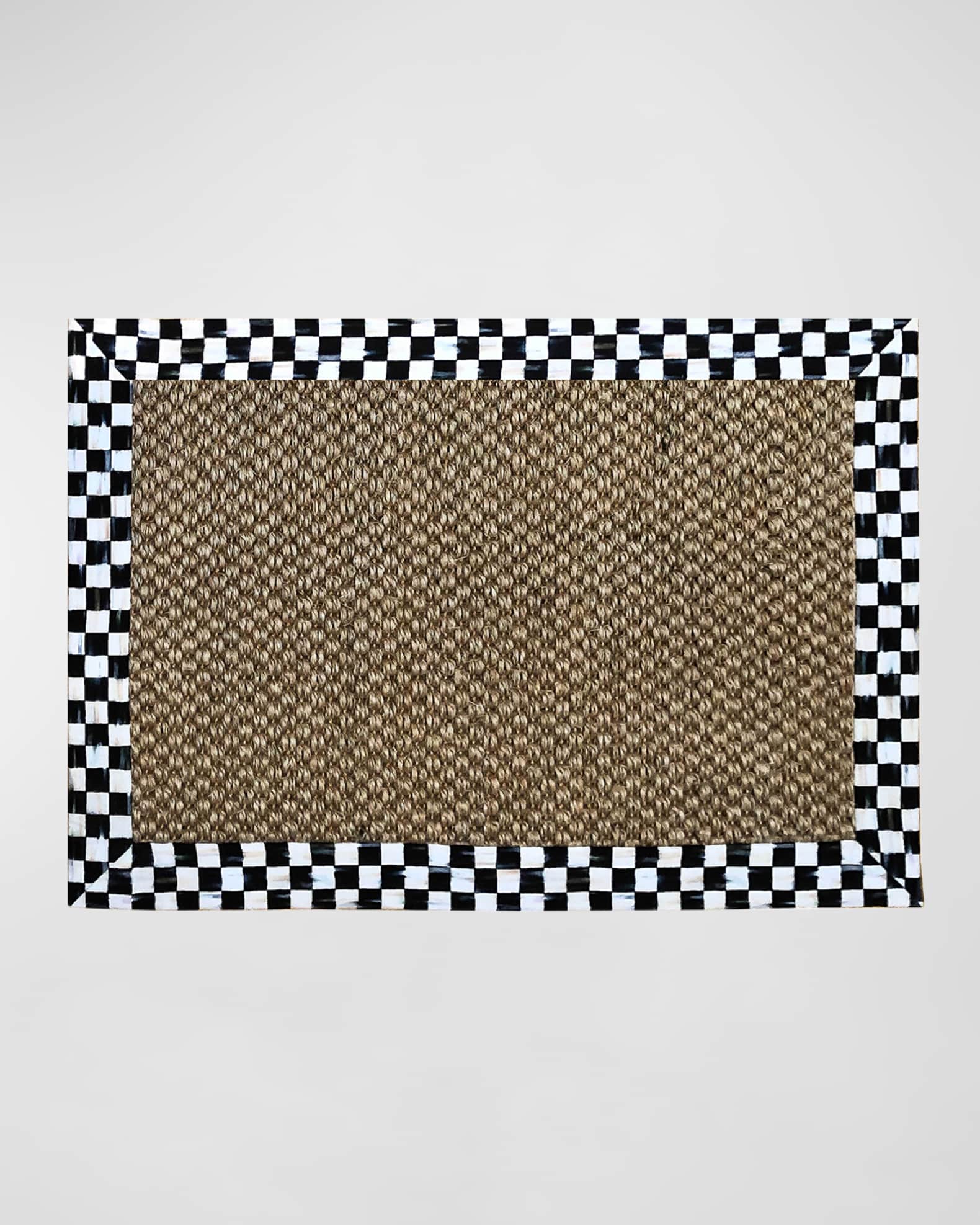 Chunky Sisal Rug Courtly Check 0