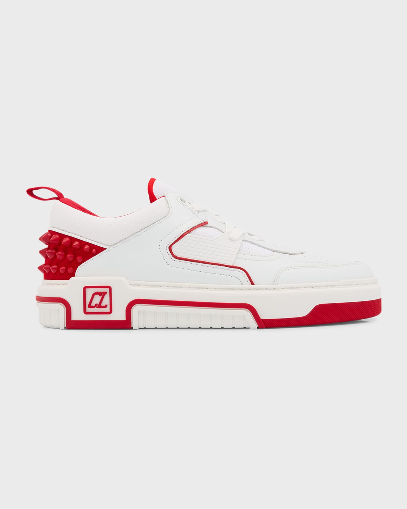 Christian Louboutin Men s Astroloubi Mesh and Leather Low Top Sneakers Neiman Marcus