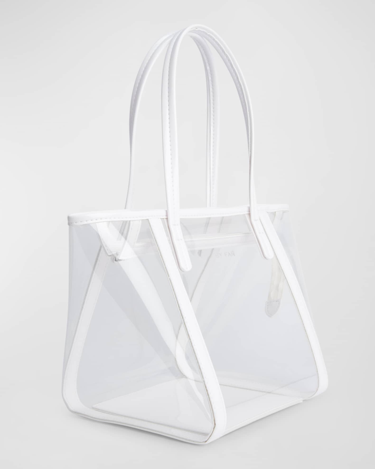 BY FAR Bar Clear Tote Bag Neiman Marcus