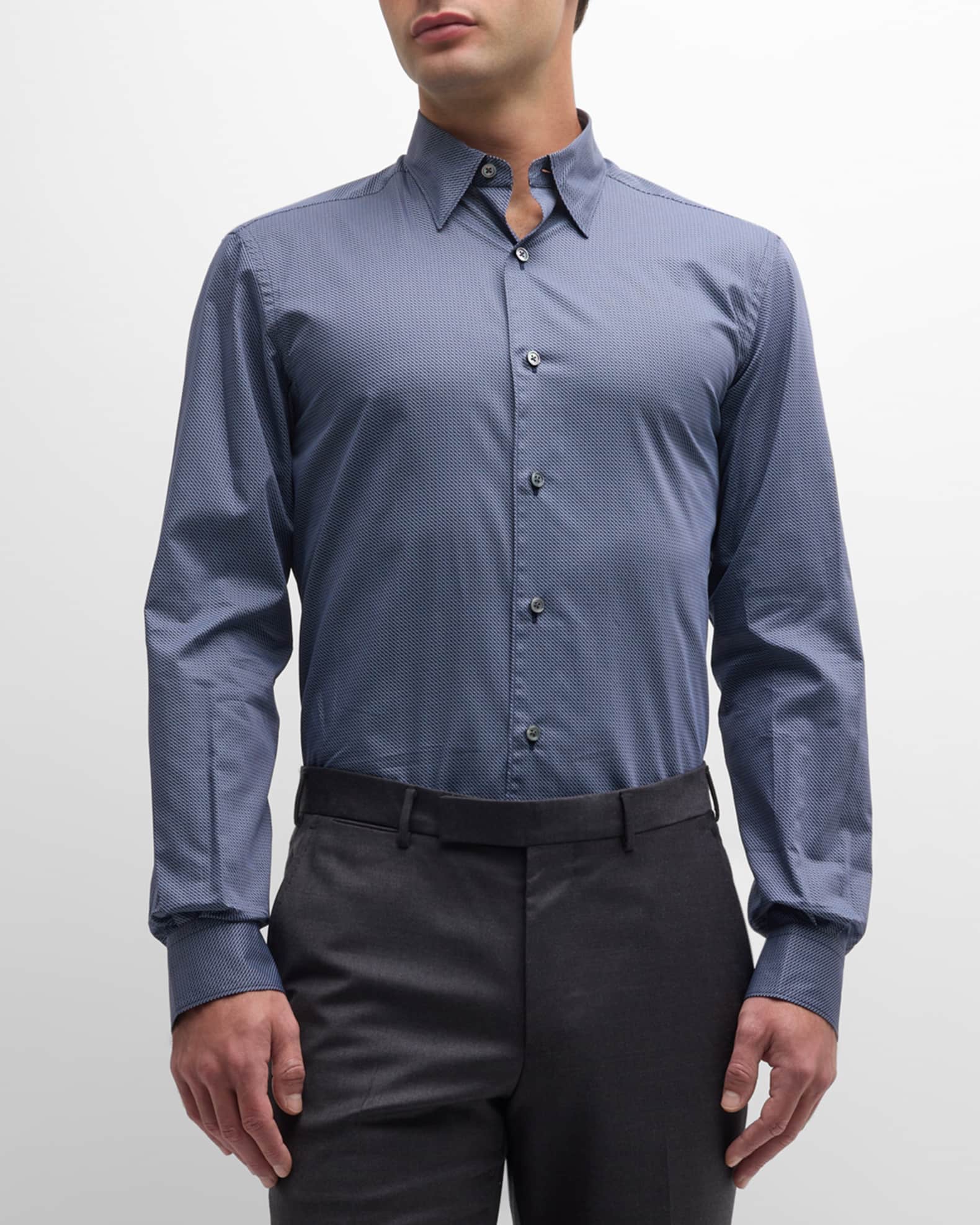 Zegna cotton-linen blend shirt - Neutrals