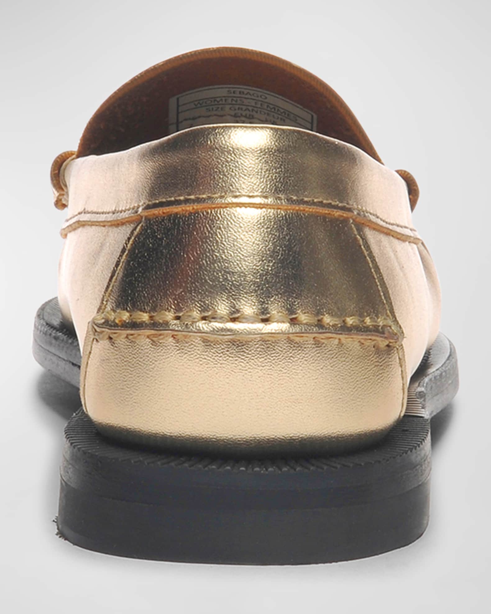 Dan Metallic Penny Loafers