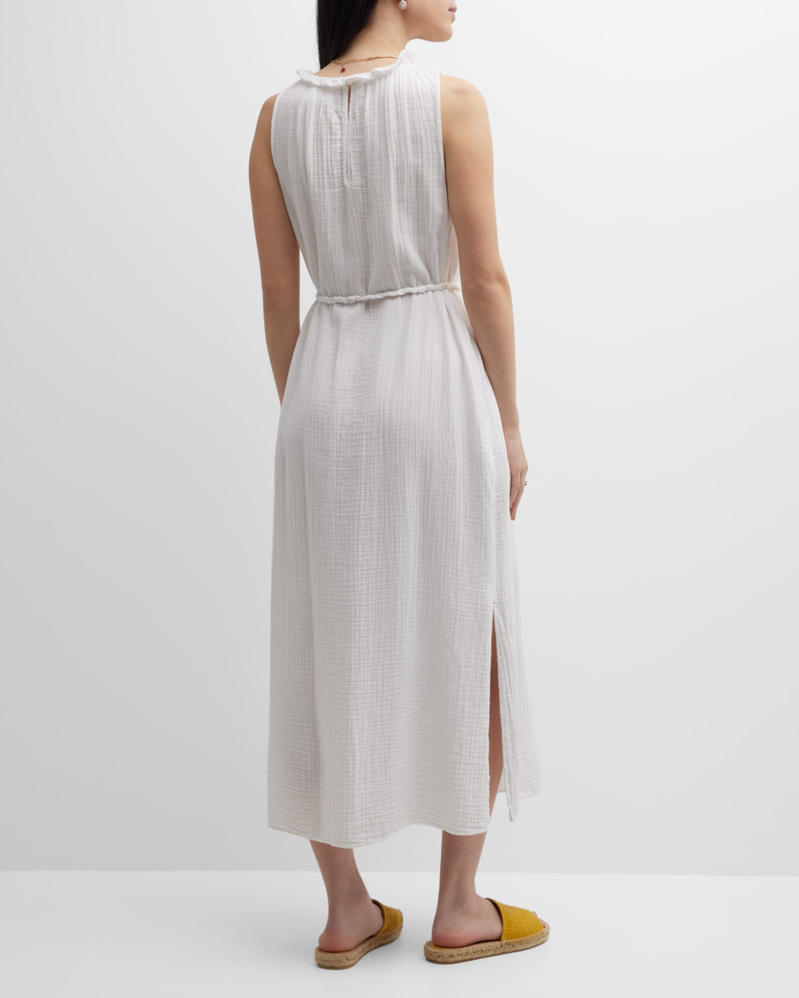 Xirena Etta Sleeveless Gauze Midi Dress Neiman Marcus