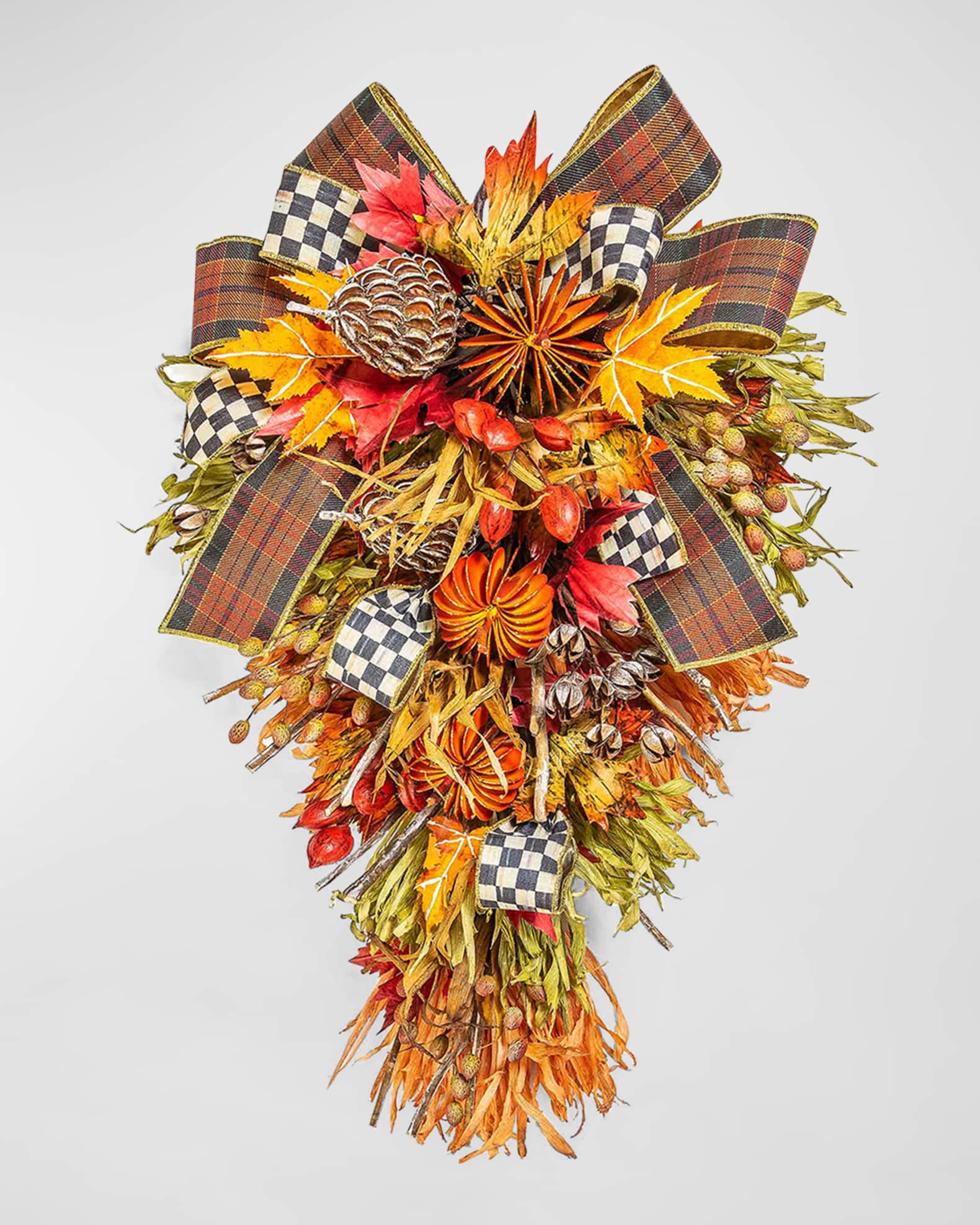 MacKenzieChilds Fall on the Farm Thanksgiving Swag Neiman Marcus