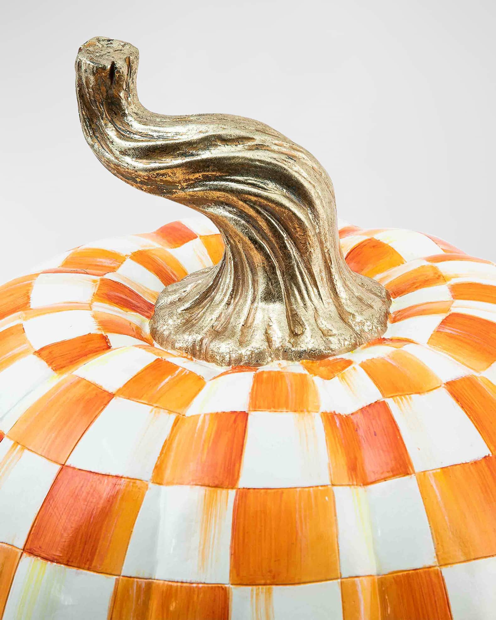 Orange Check Pumpkin 1