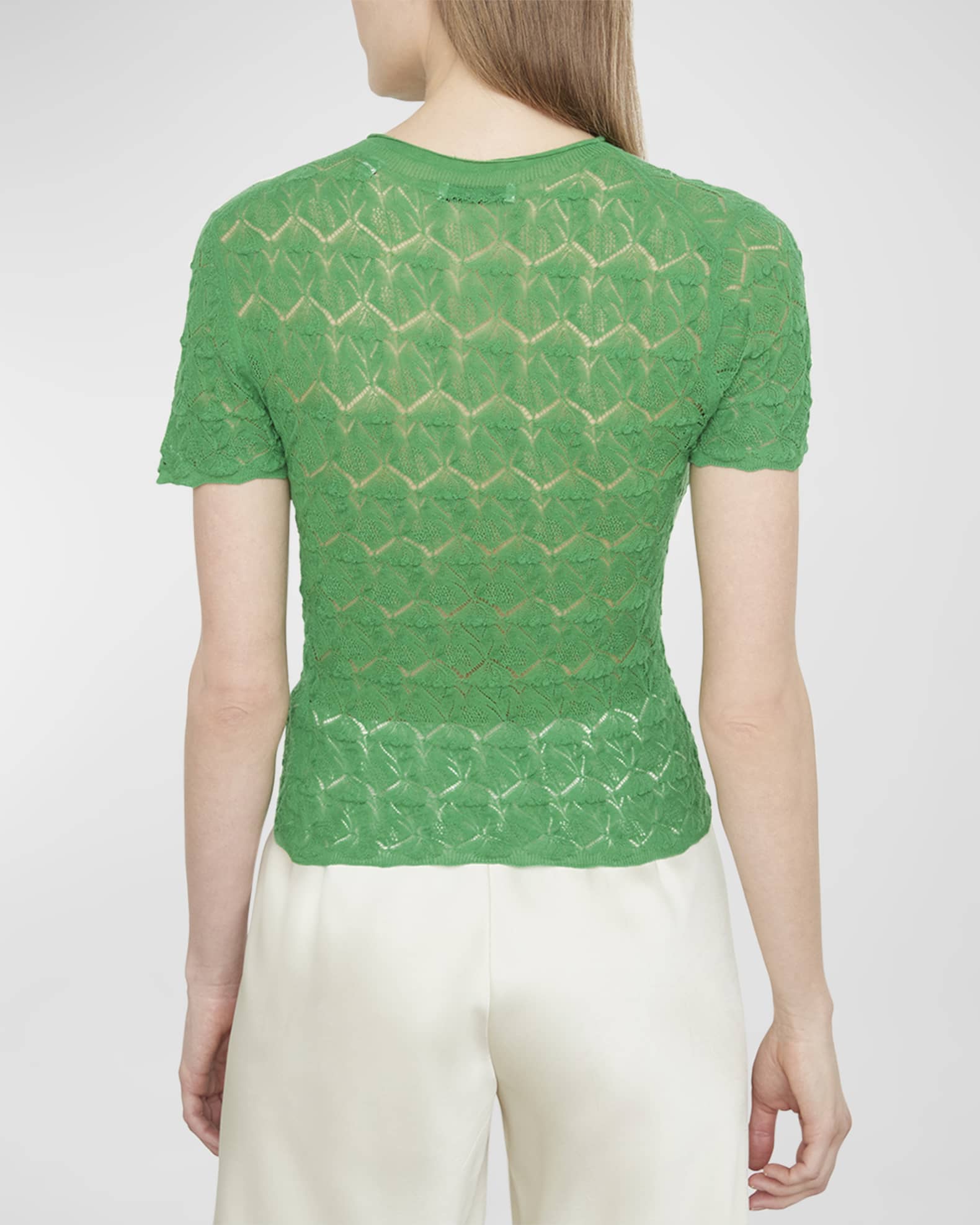 VIANCA™ - Casual Short Sleeve Crew Neck Top