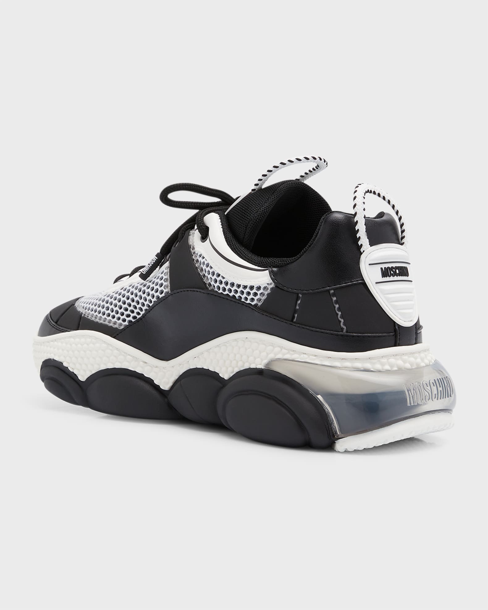 Moschino Men's Teddy Bubble Mesh Fashion Sneakers | Neiman