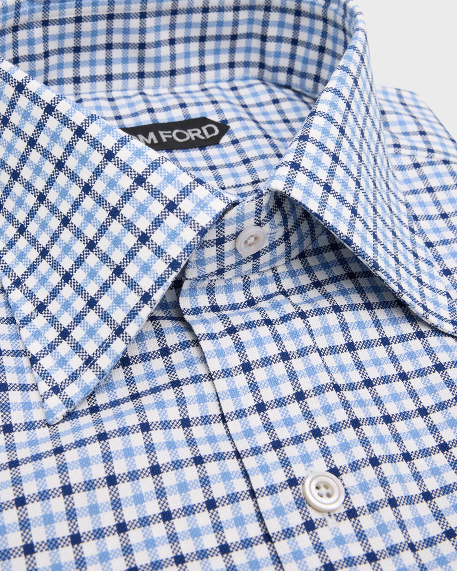 Men's Slim Fit Check Dress Shirt 1