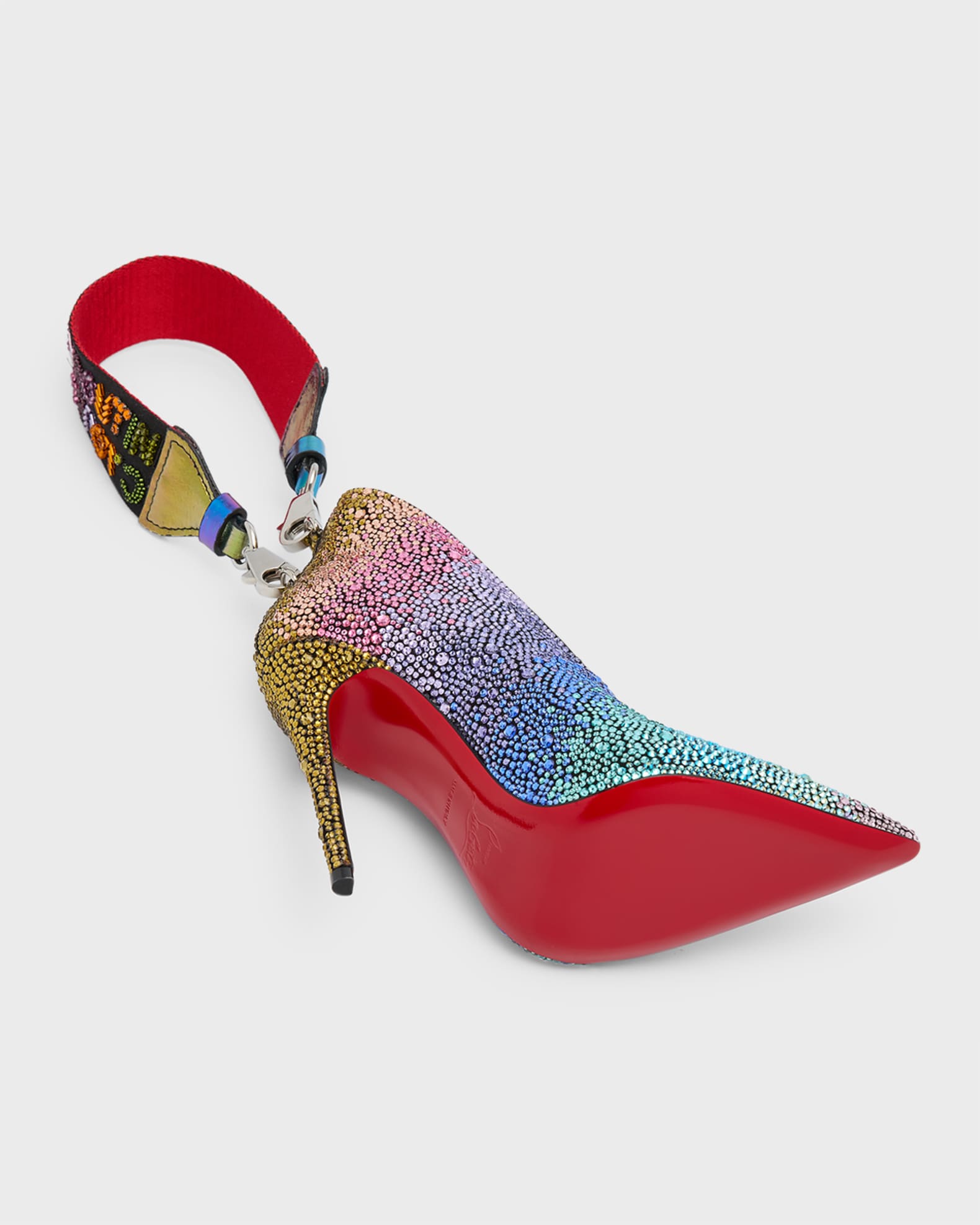 Louboutin rainbow shoes deals
