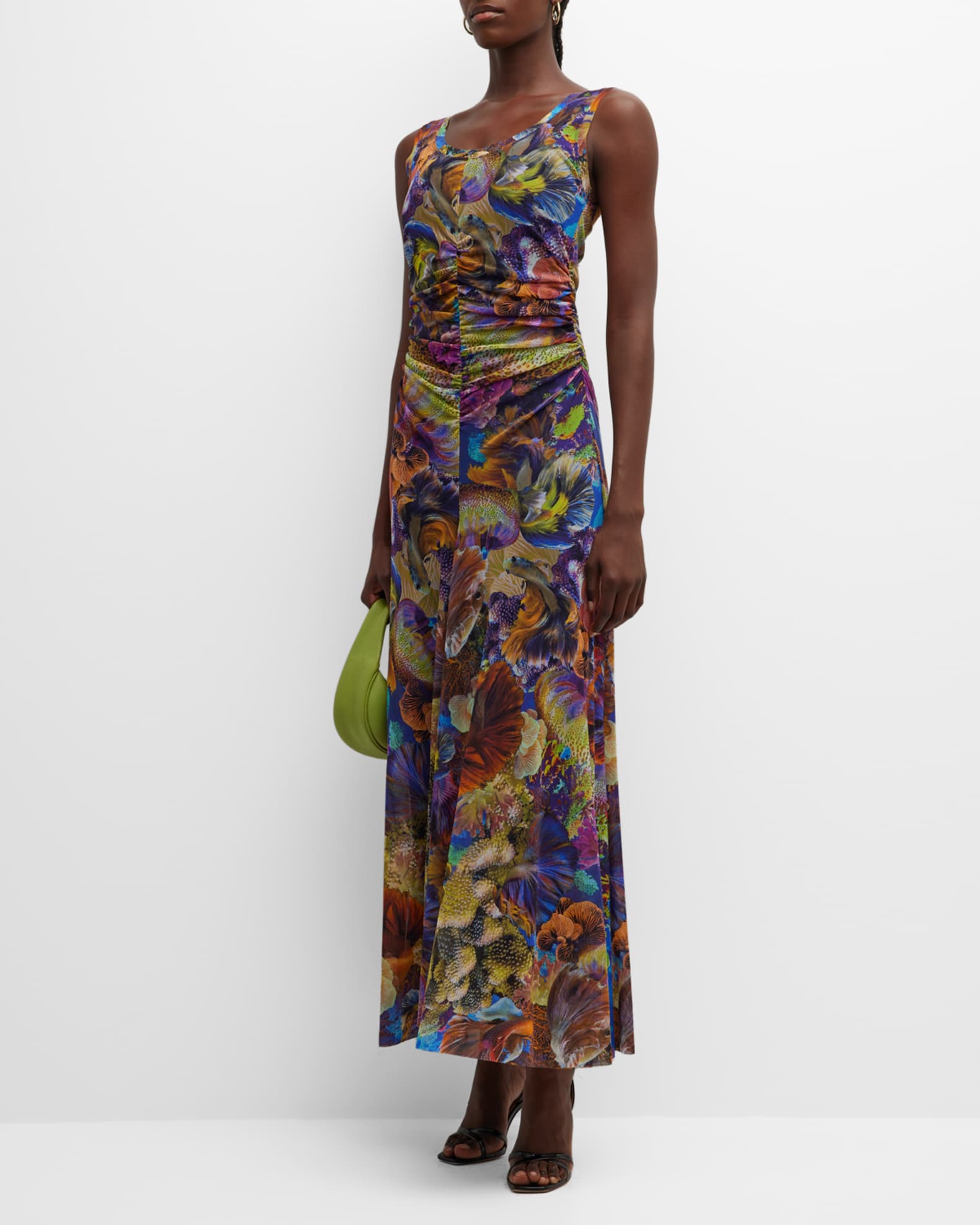 Coral Theatre Print Sleeveless Undershirt main image 1