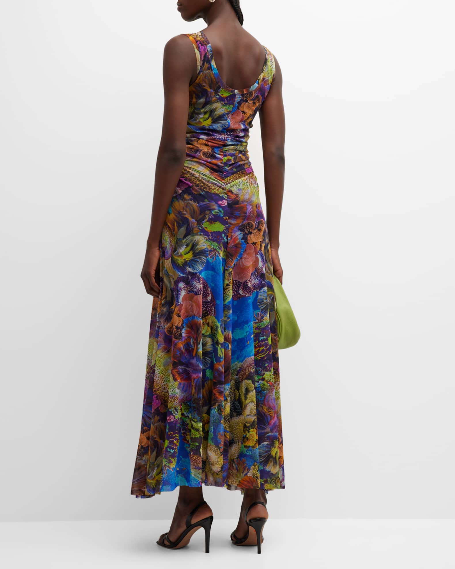 Coral Theatre Print Sleeveless Undershirt