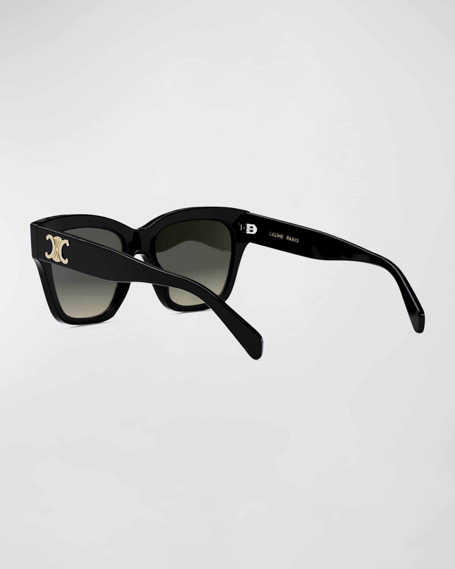 Triomphe Square Glasses in Black - Celine Eyewear