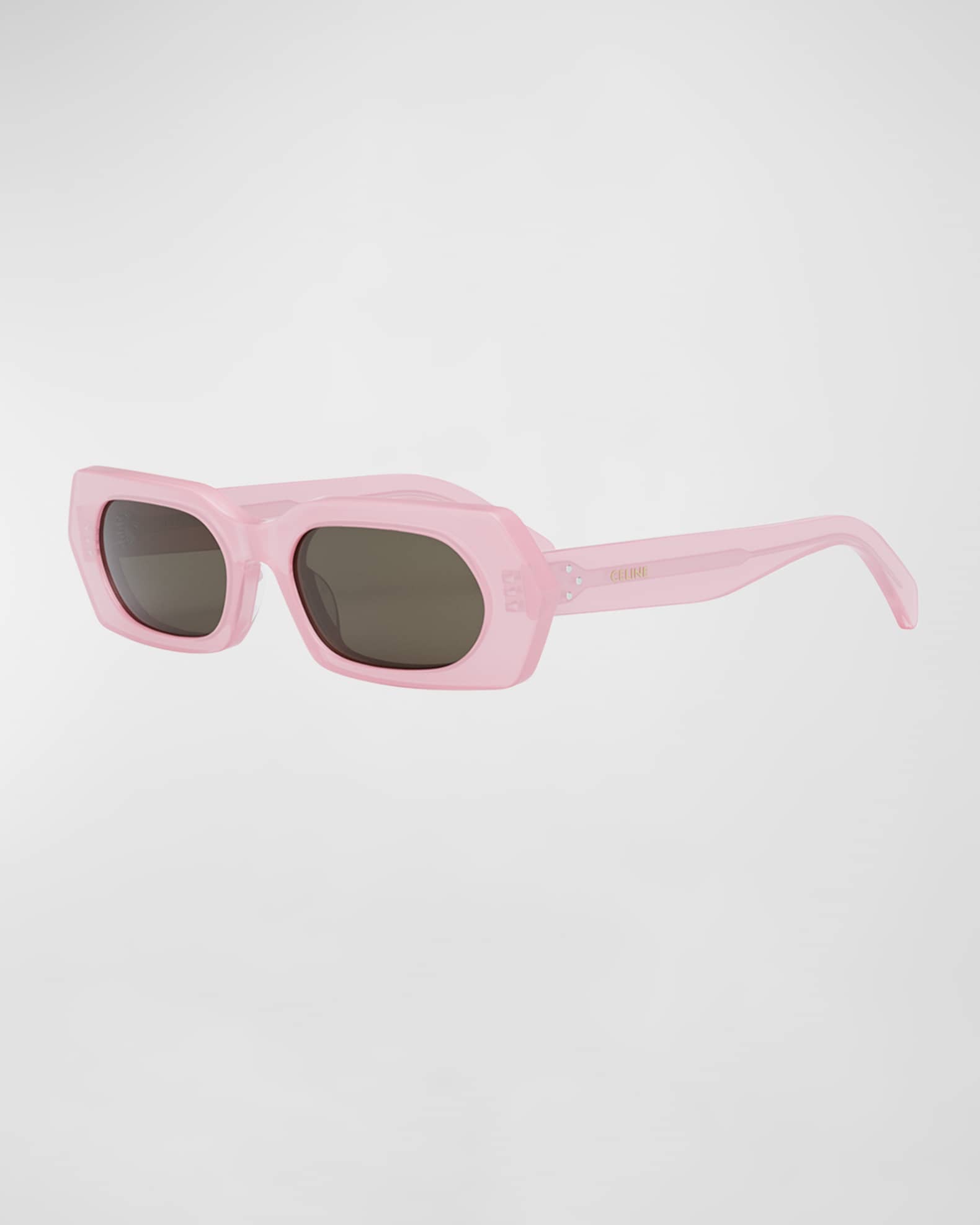 Celine chunky 2025 rectangle acetate sunglasses