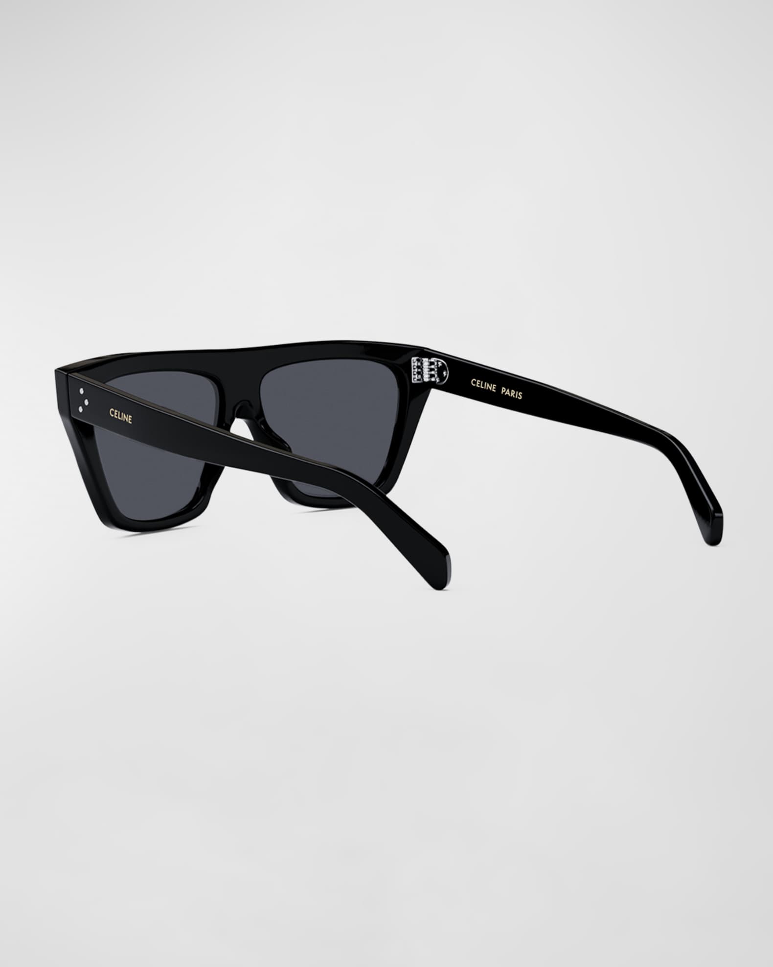 Celine bold flat top acetate sunglasses discount