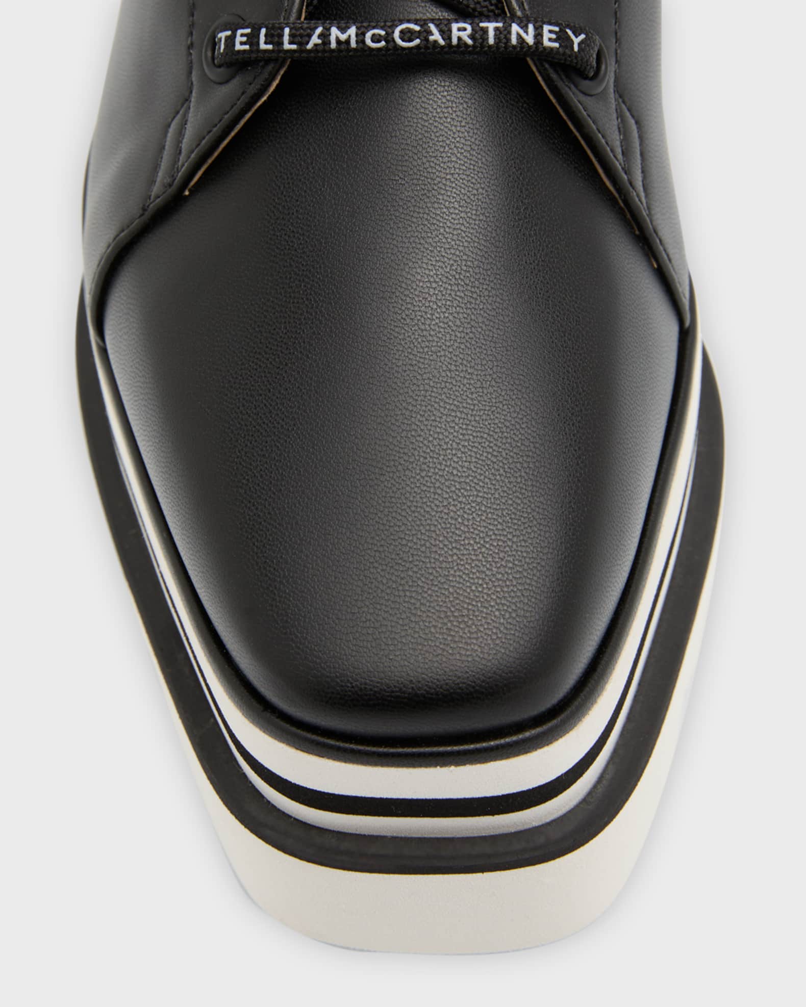 Stella McCartney Sneakelyse Vegan Logo Platform Loafers | Neiman