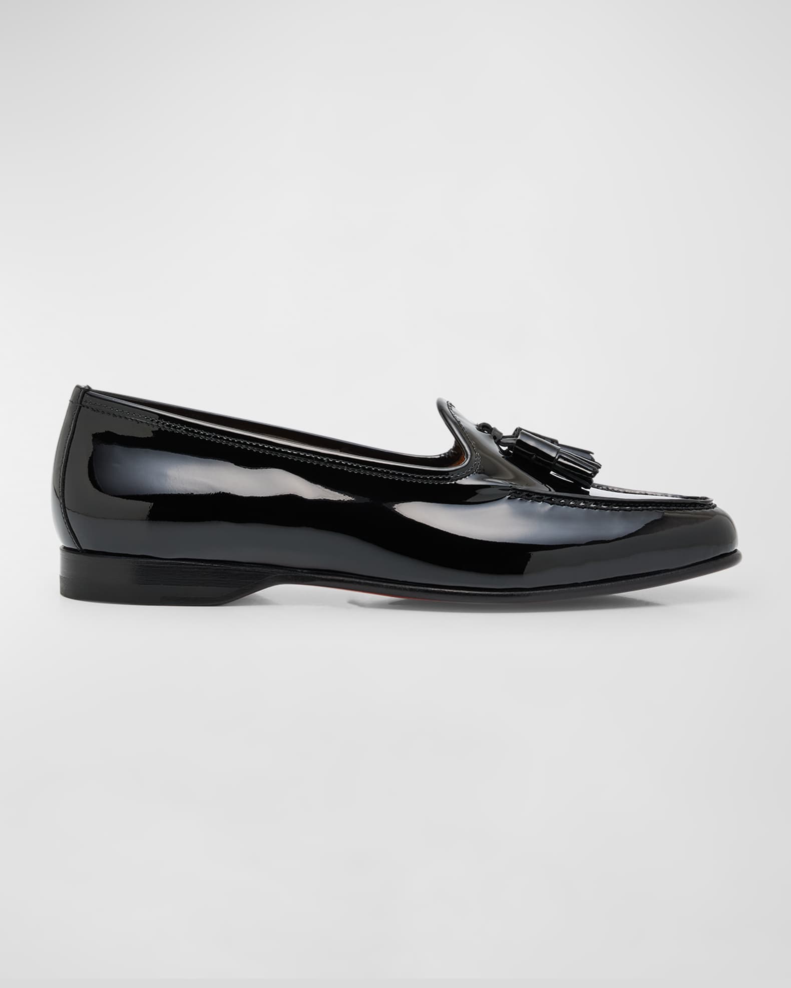Santoni Andrea Patent Tassel Loafers