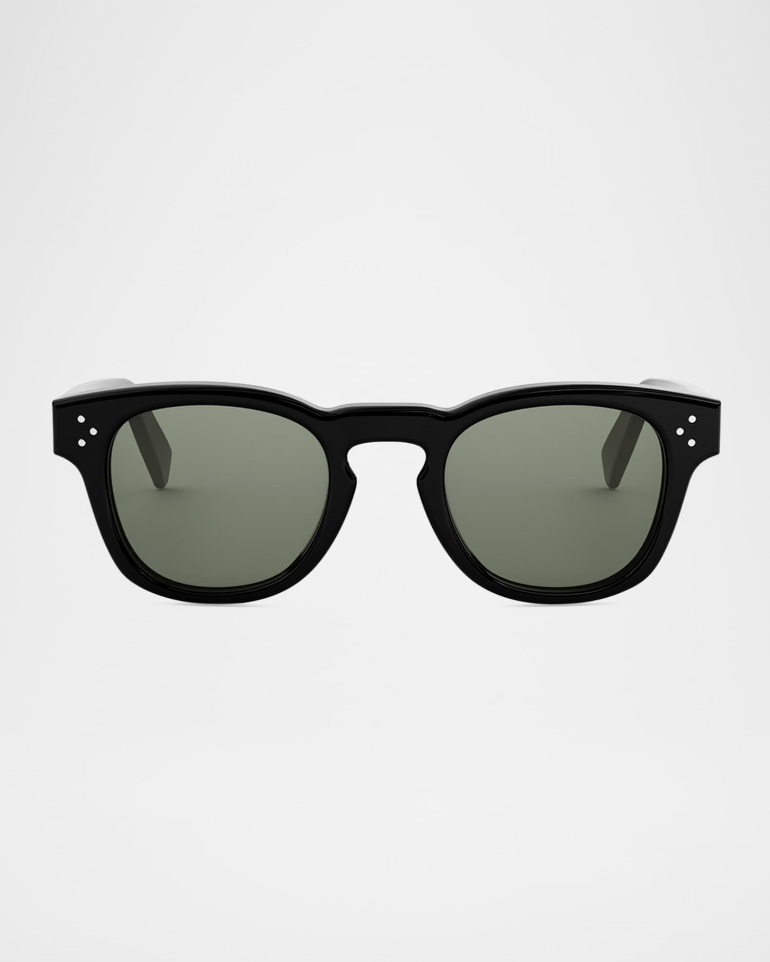 Men's Acetate Round Sunglasses 0