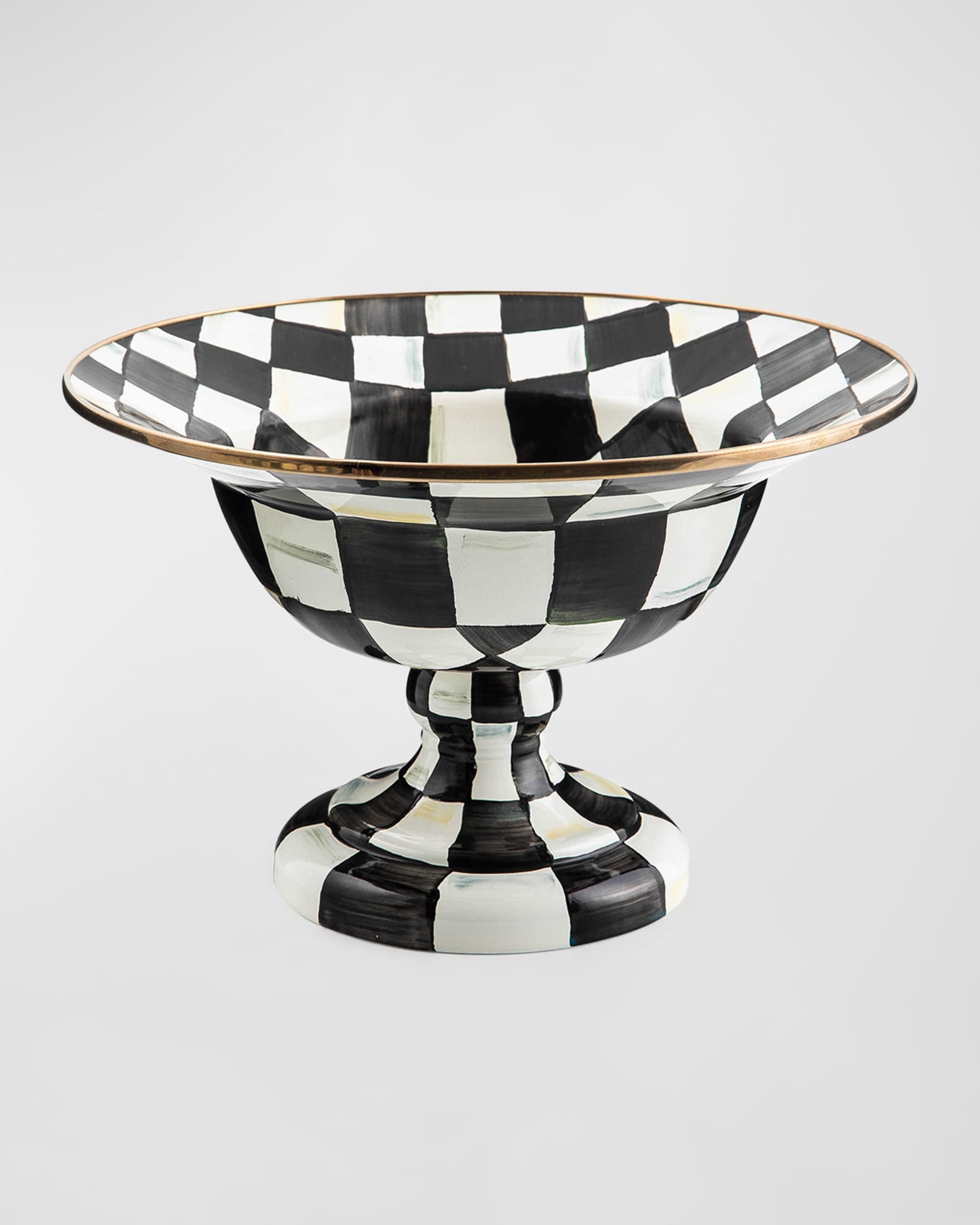 Courtly Check Compote, Large  0
