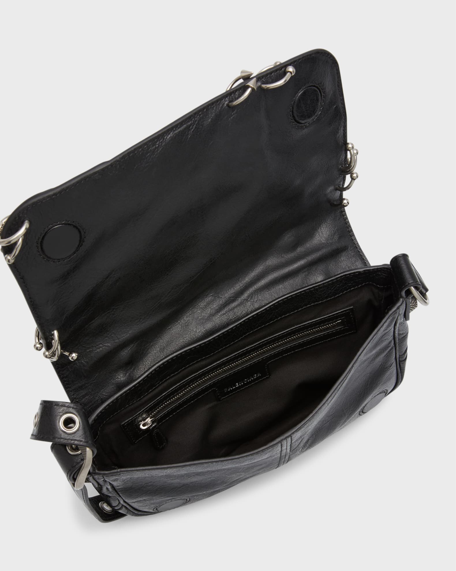 Balenciaga Men's Le Cagole Men XS Flap Bag With Piercing