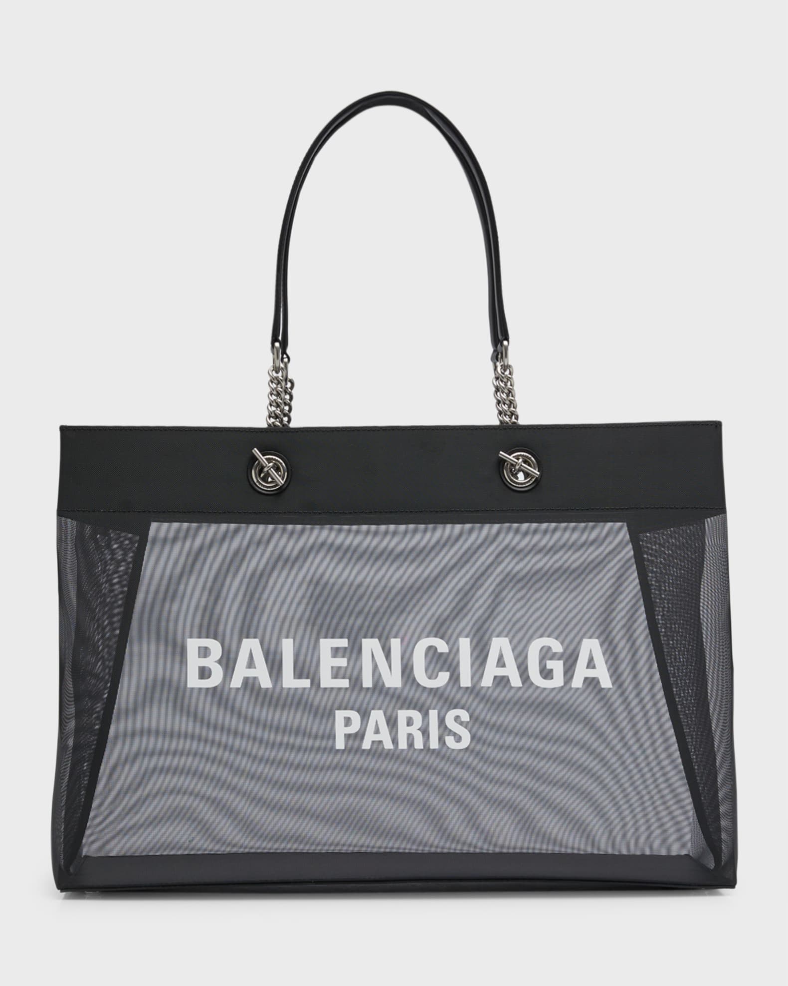 Balenciaga Duty Free Large Mesh Tote Bag | Neiman Marcus