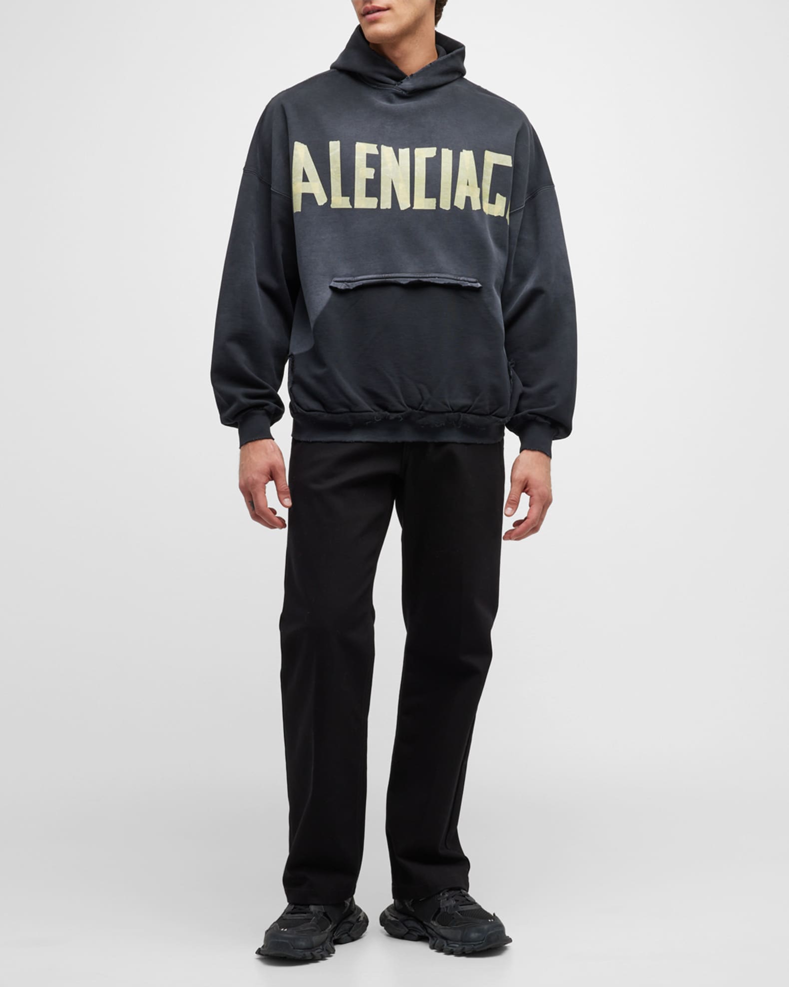 Balenciaga hoodie teal clearance