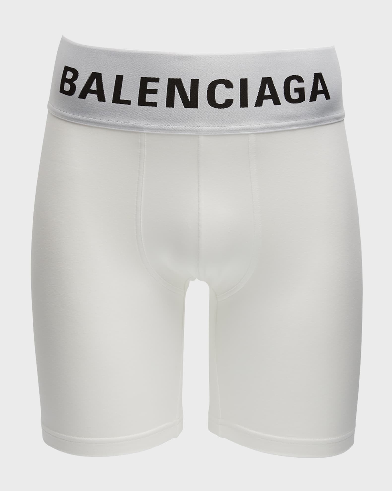 Balenciaga Men's Midway Logo-Band Boxer Briefs