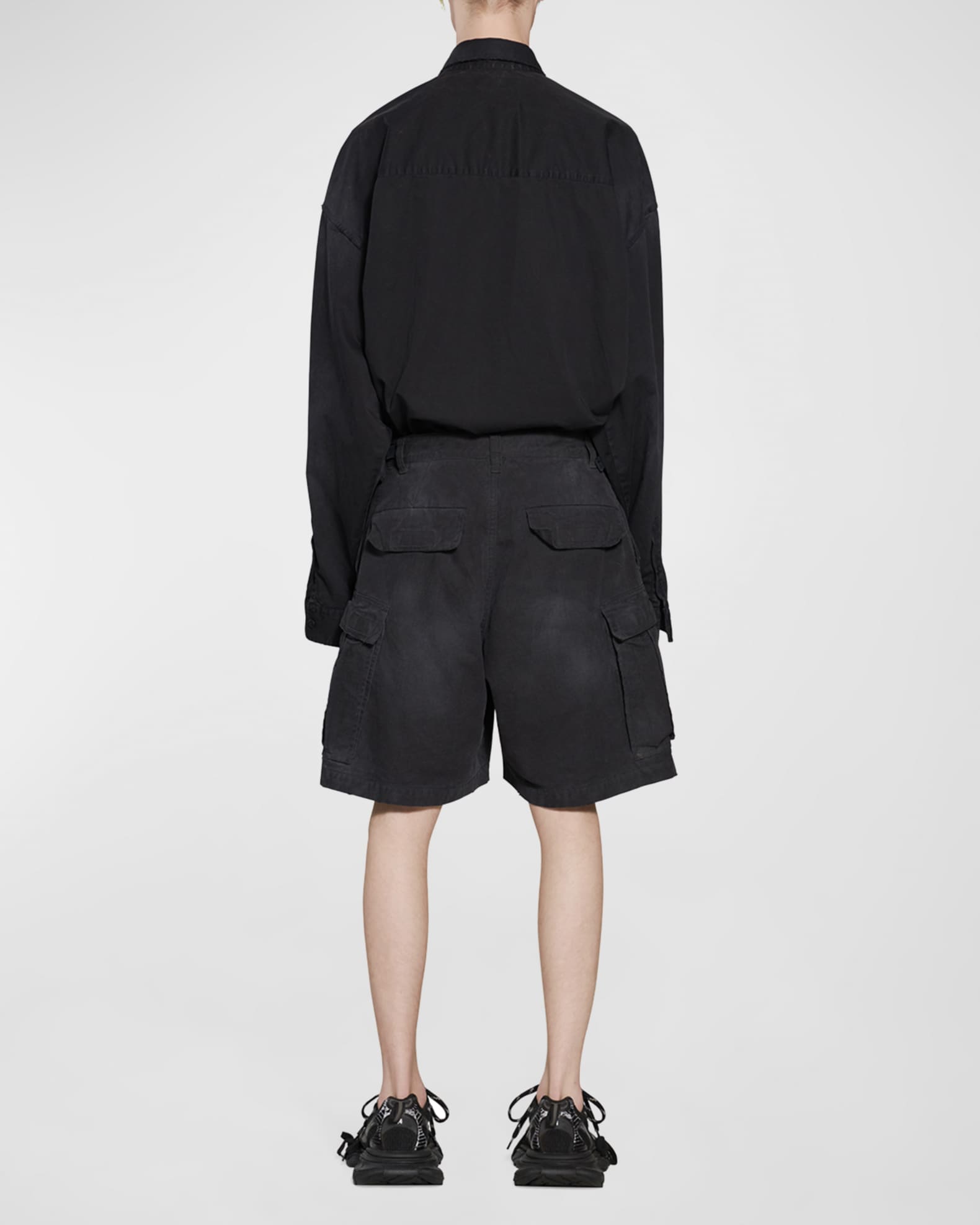 Balenciaga Men's Large Cargo Shorts | Neiman Marcus