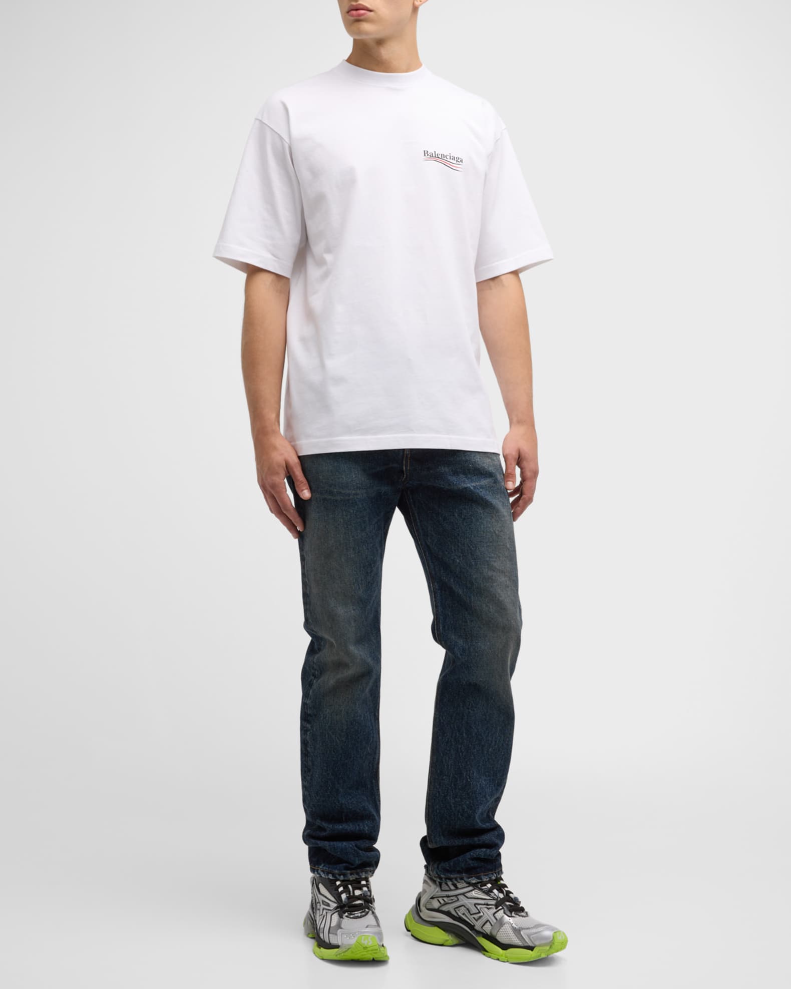White balenciaga top store