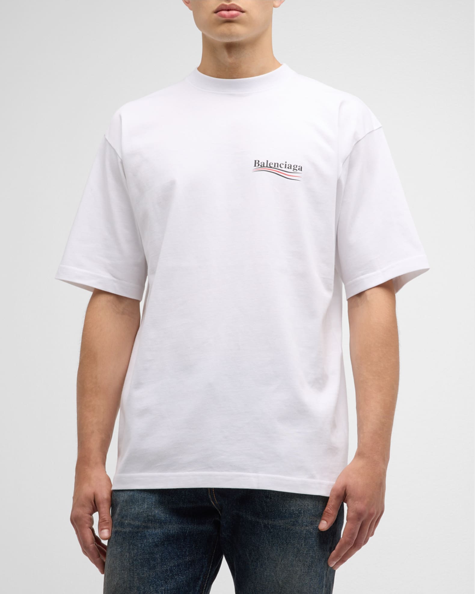 Balenciaga Political Campaign T Shirt Large Fit | Neiman Marcus