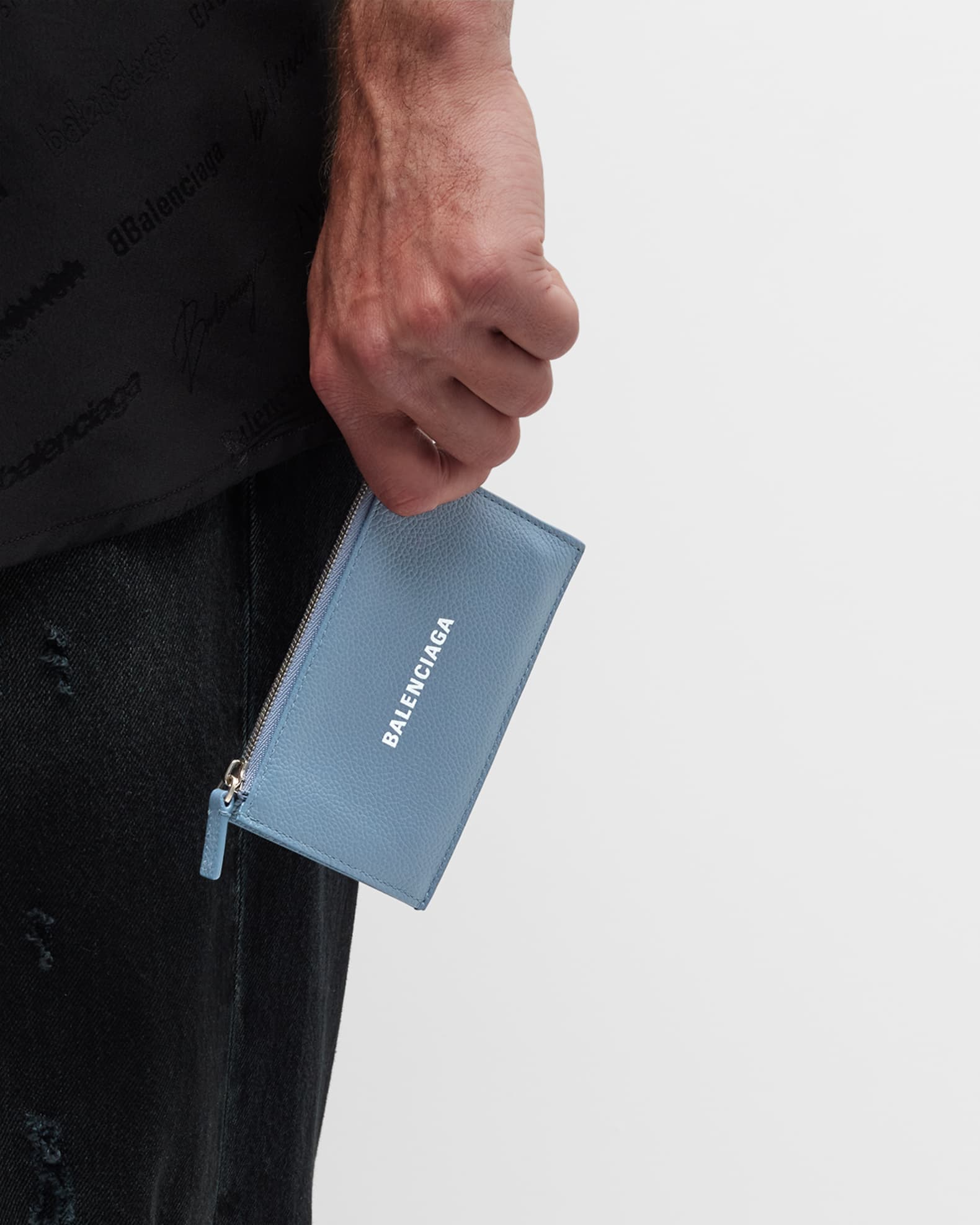 Men's Cash Long Coin And Card Holder 1