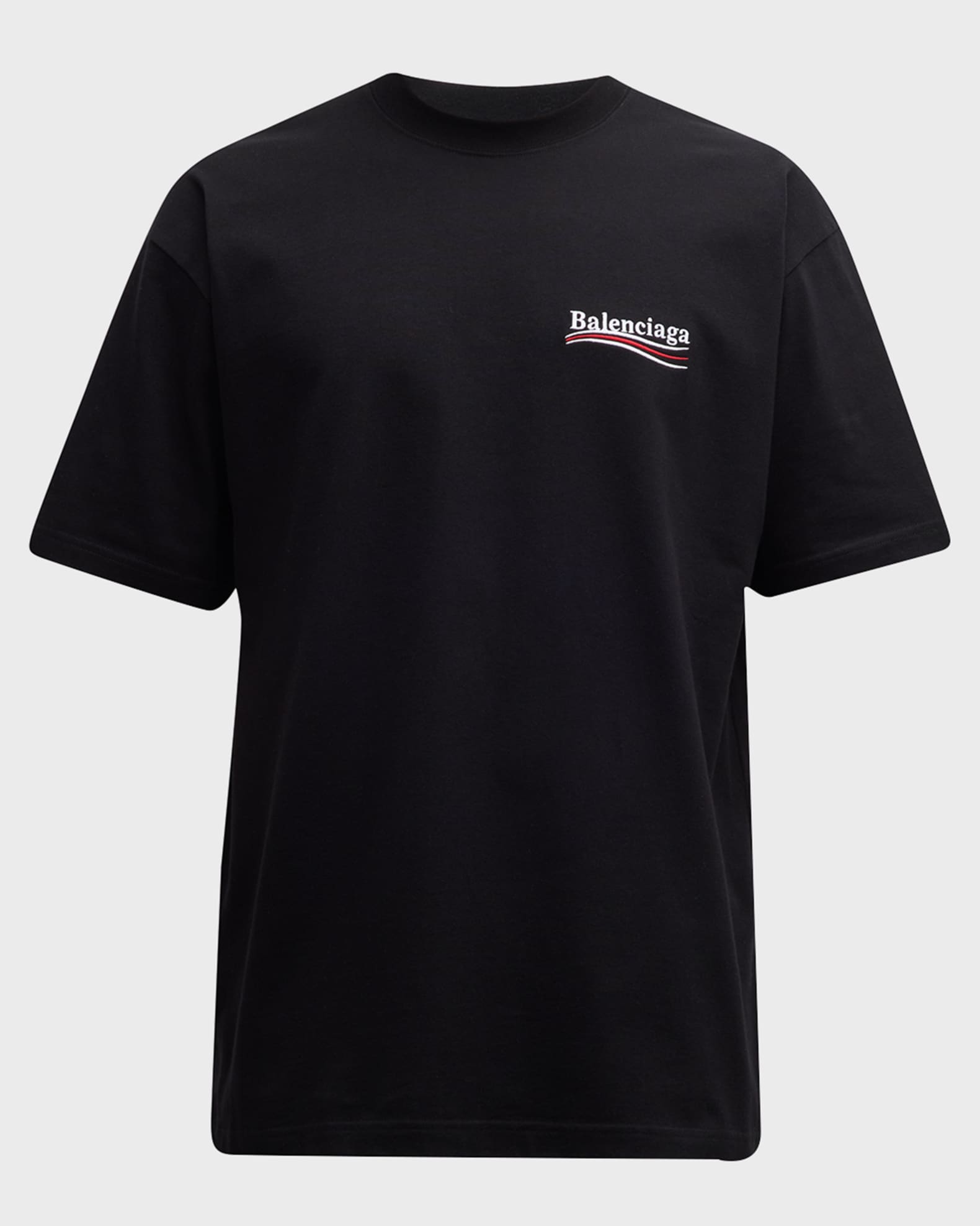 Balenciaga campaign logo tee hot sale